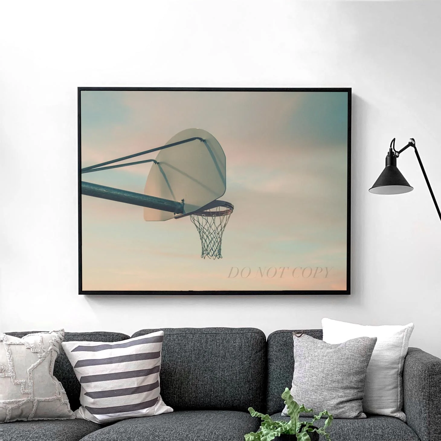 Basketball Net Sunset - Image 2
