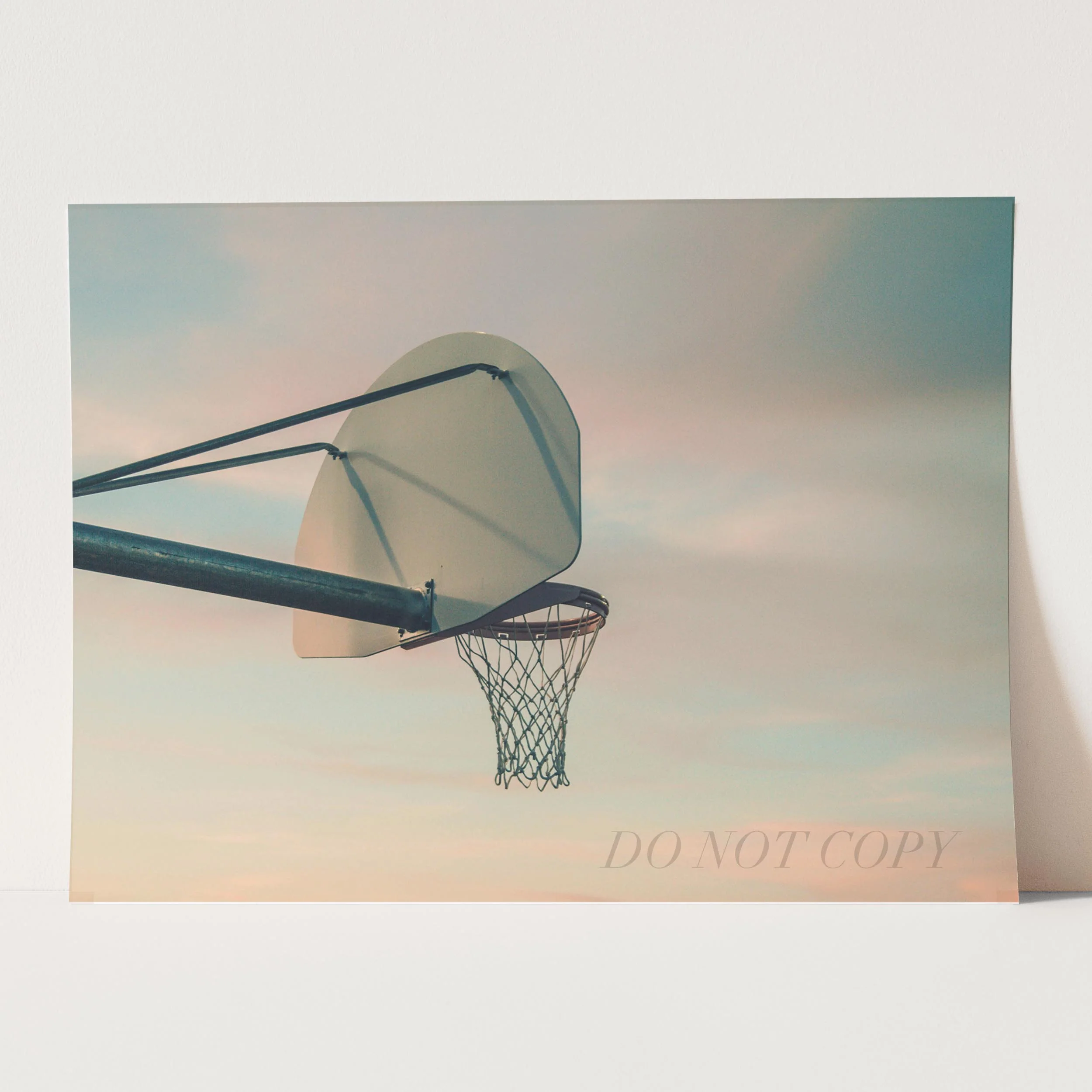 Basketball Net Sunset - Image 3
