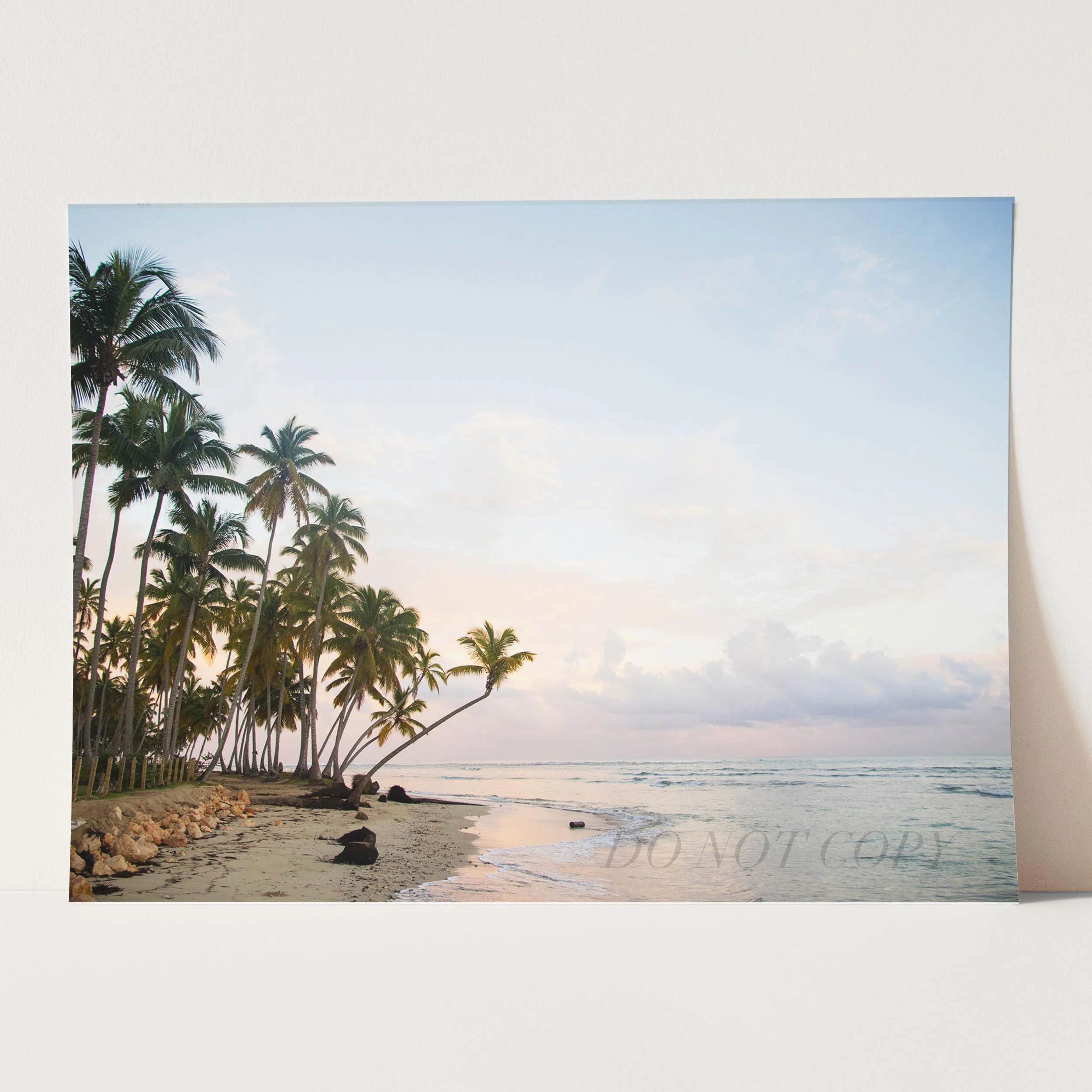 Beach Palm Trees Ocean Sunset - Image 5