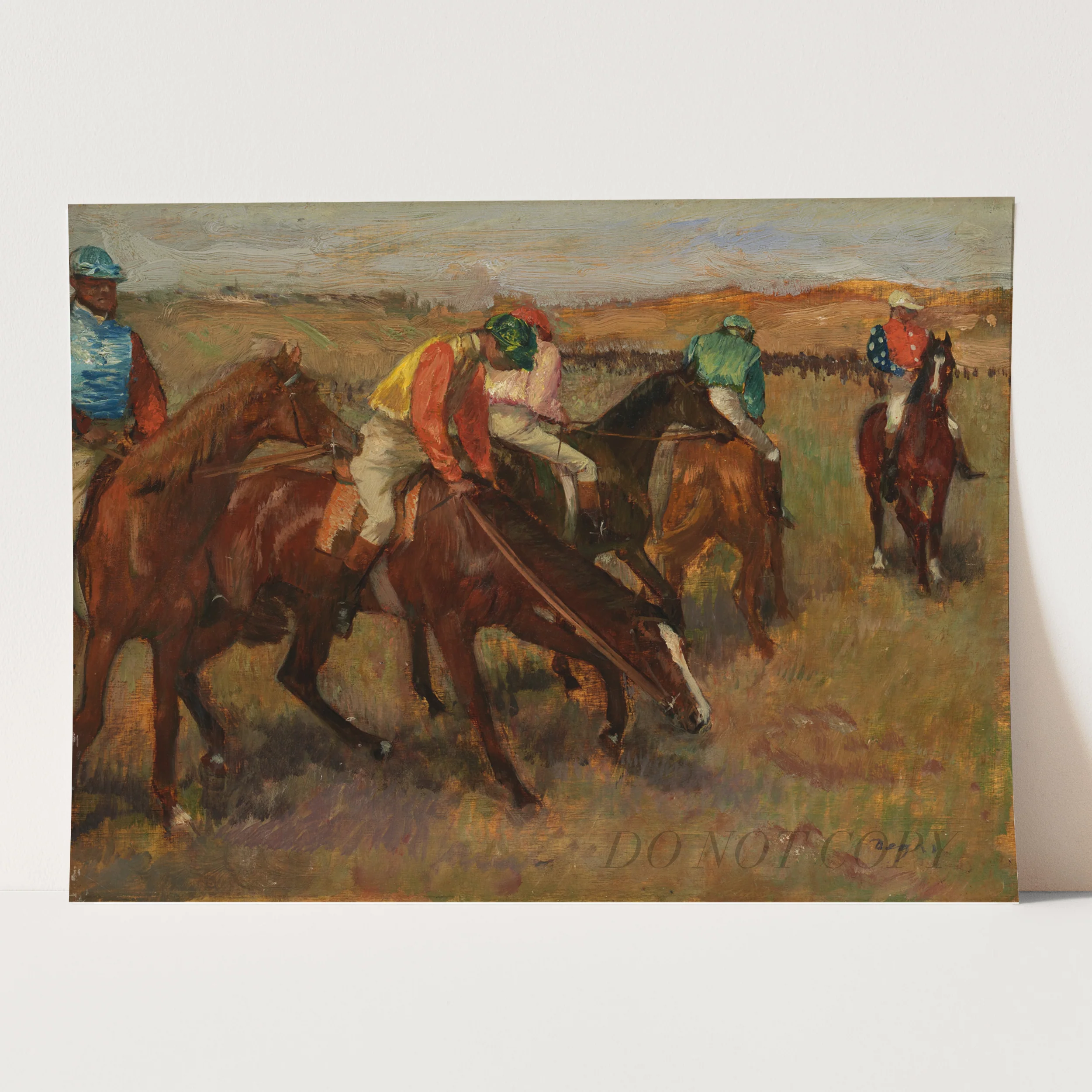 Before the Race (1882) by Edgar Degas - Image 3