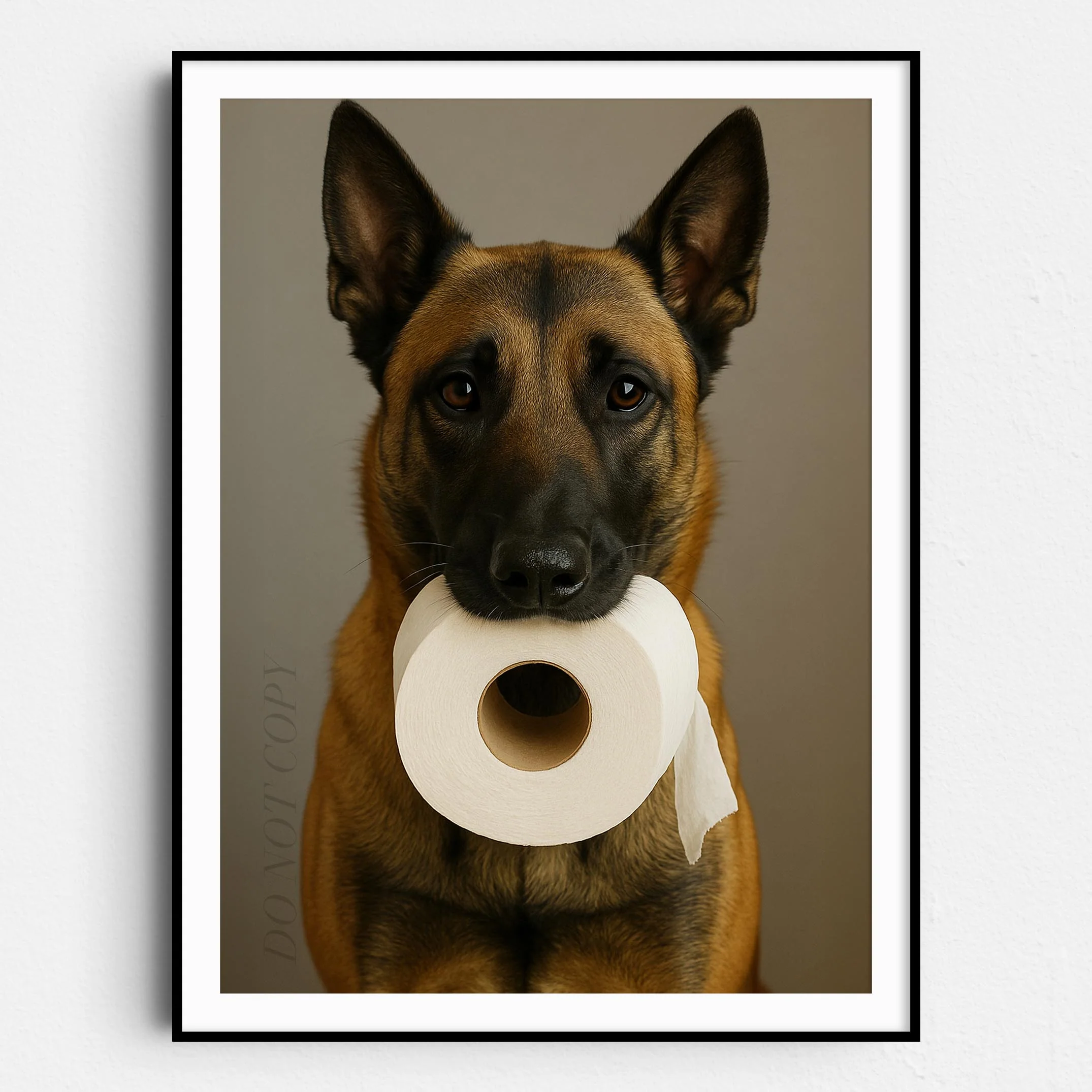 Belgian Malinois Dog Toilet Paper