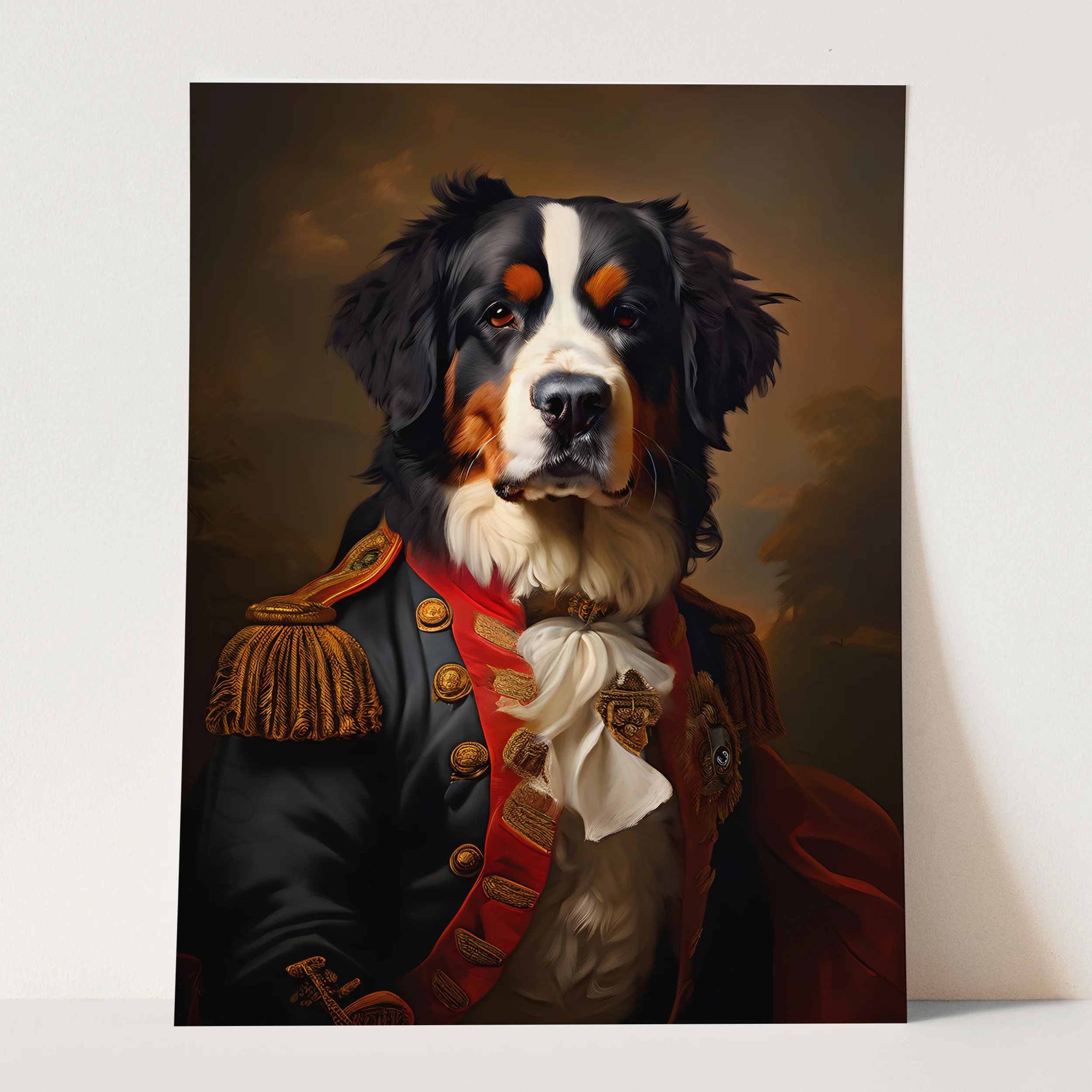 Bernese Mountain Dog Aristocrat Portrait - Image 3