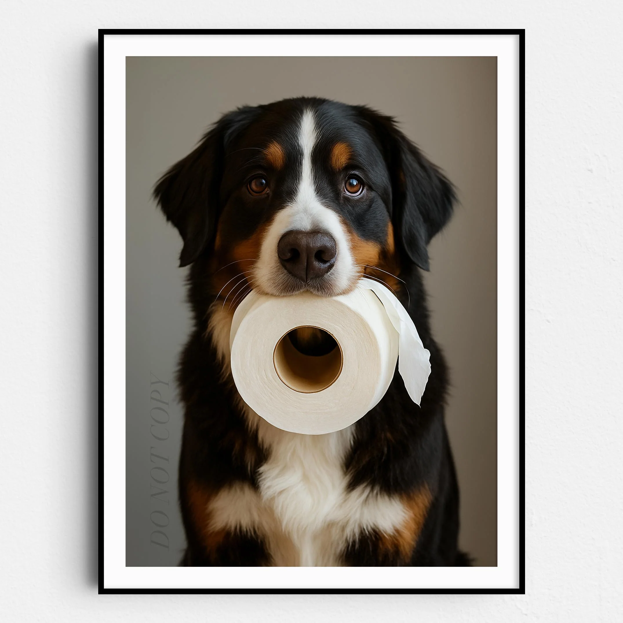 Bernese Mountain Dog Toilet Paper