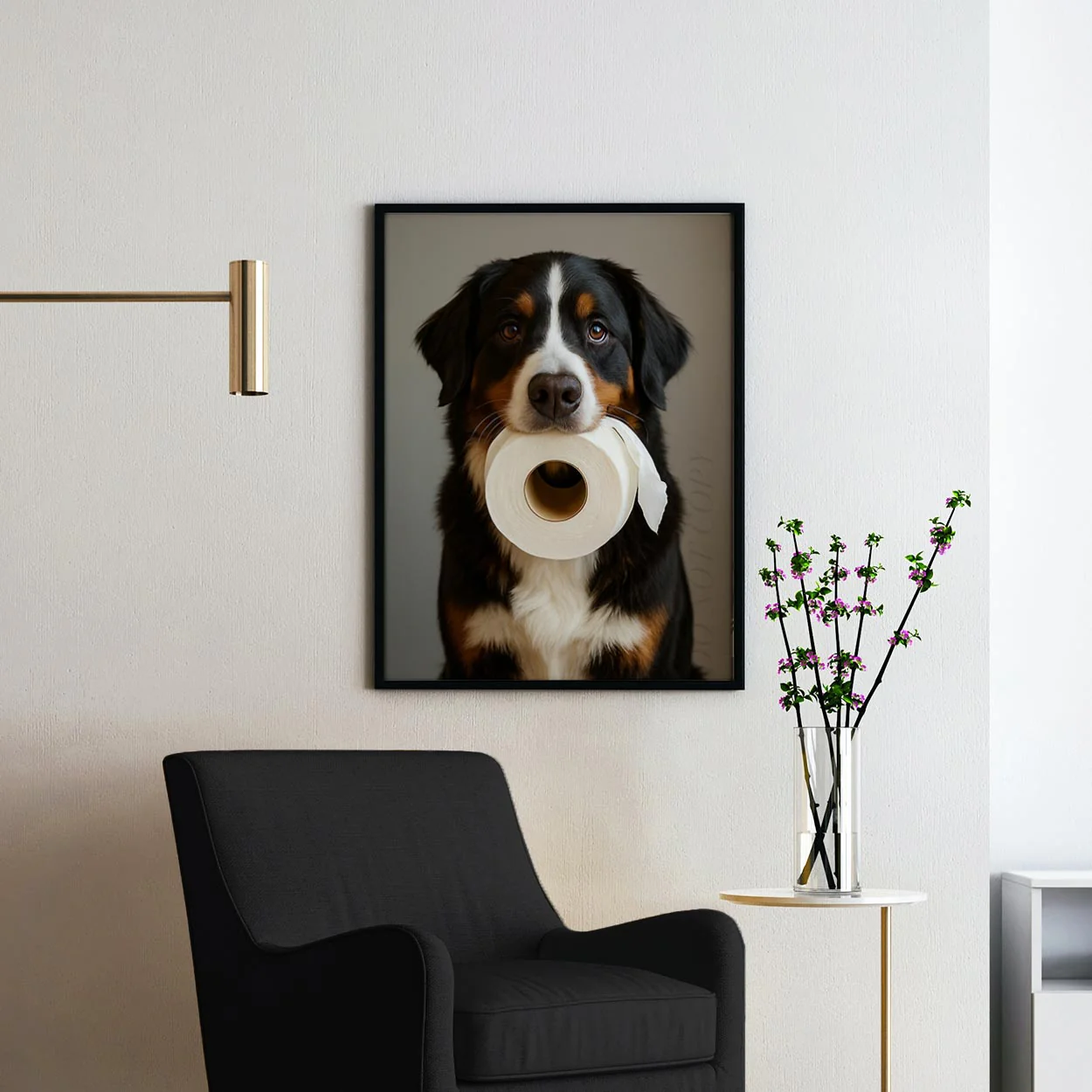 Bernese Mountain Dog Toilet Paper - Image 2