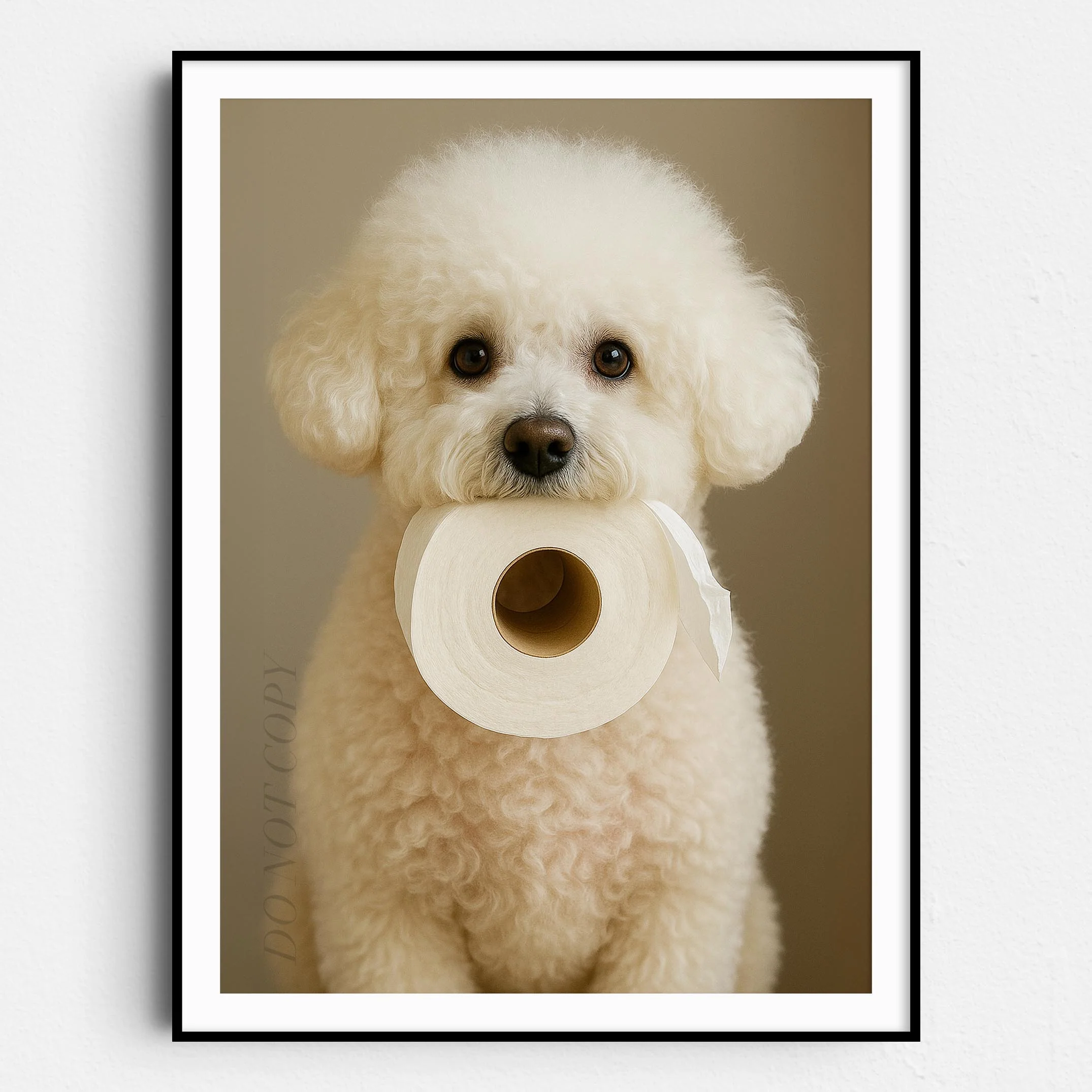 Bichon Frisé Dog Toilet Paper