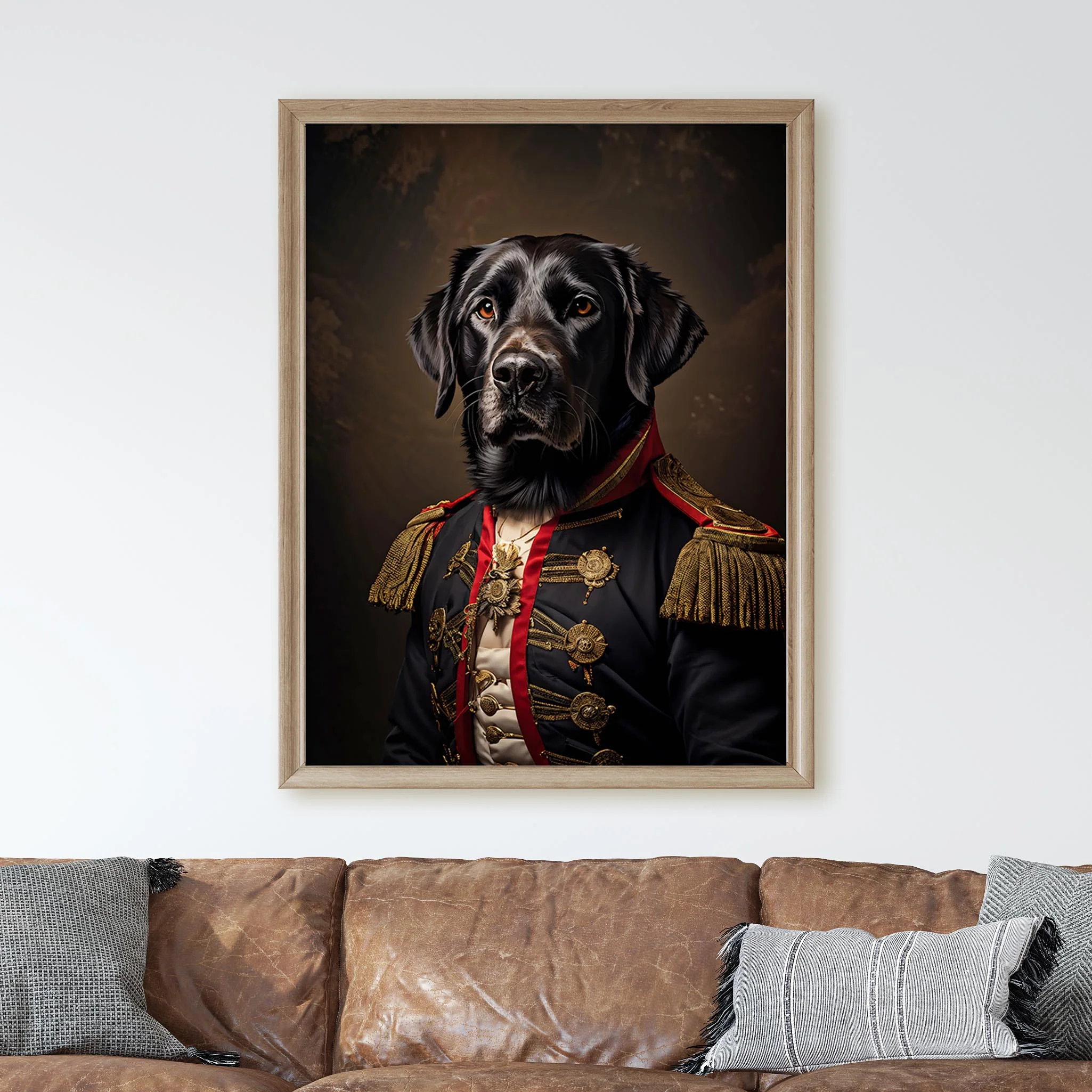 Black Labrador Aristocrat Portrait - Image 3