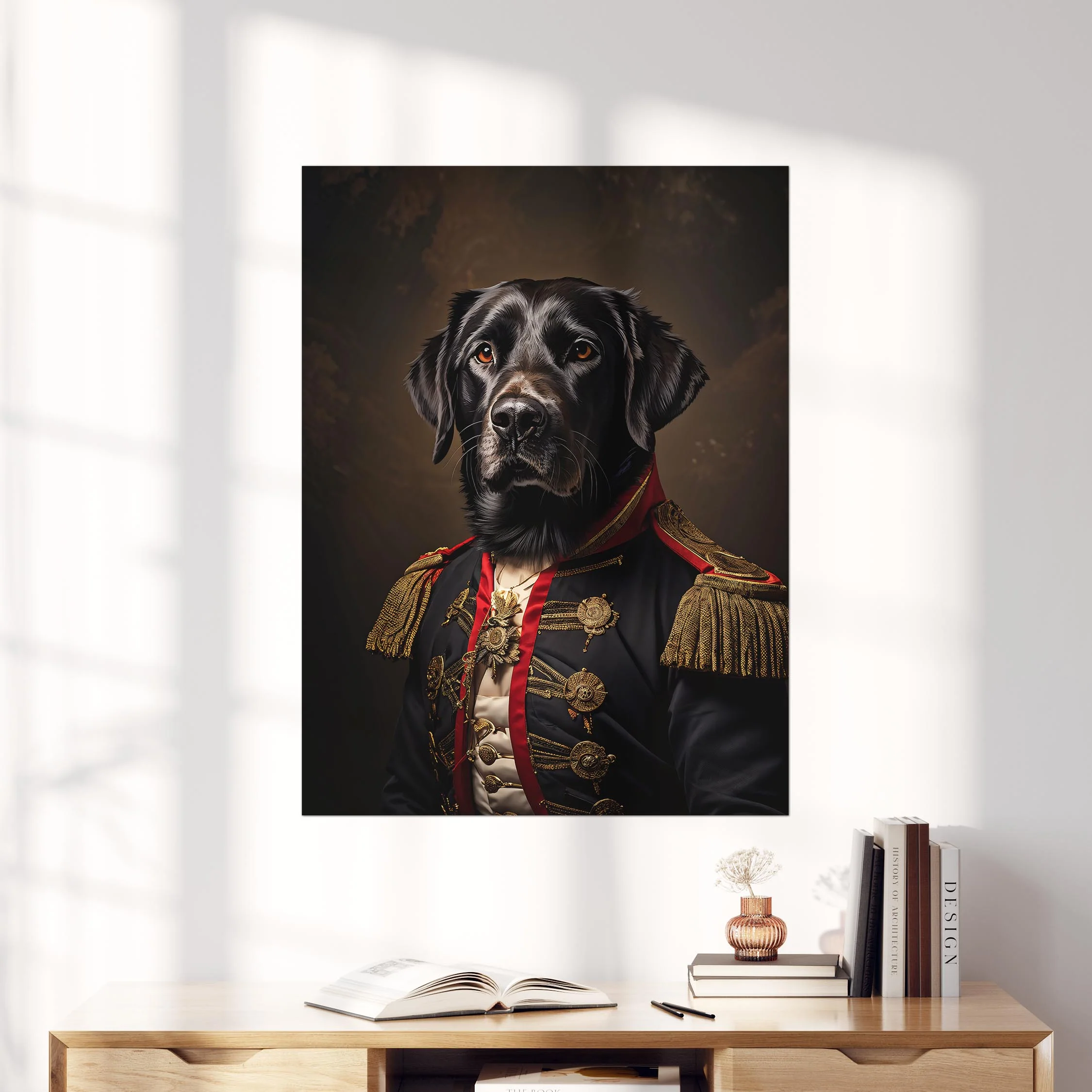 Black Labrador Aristocrat Portrait - Image 4