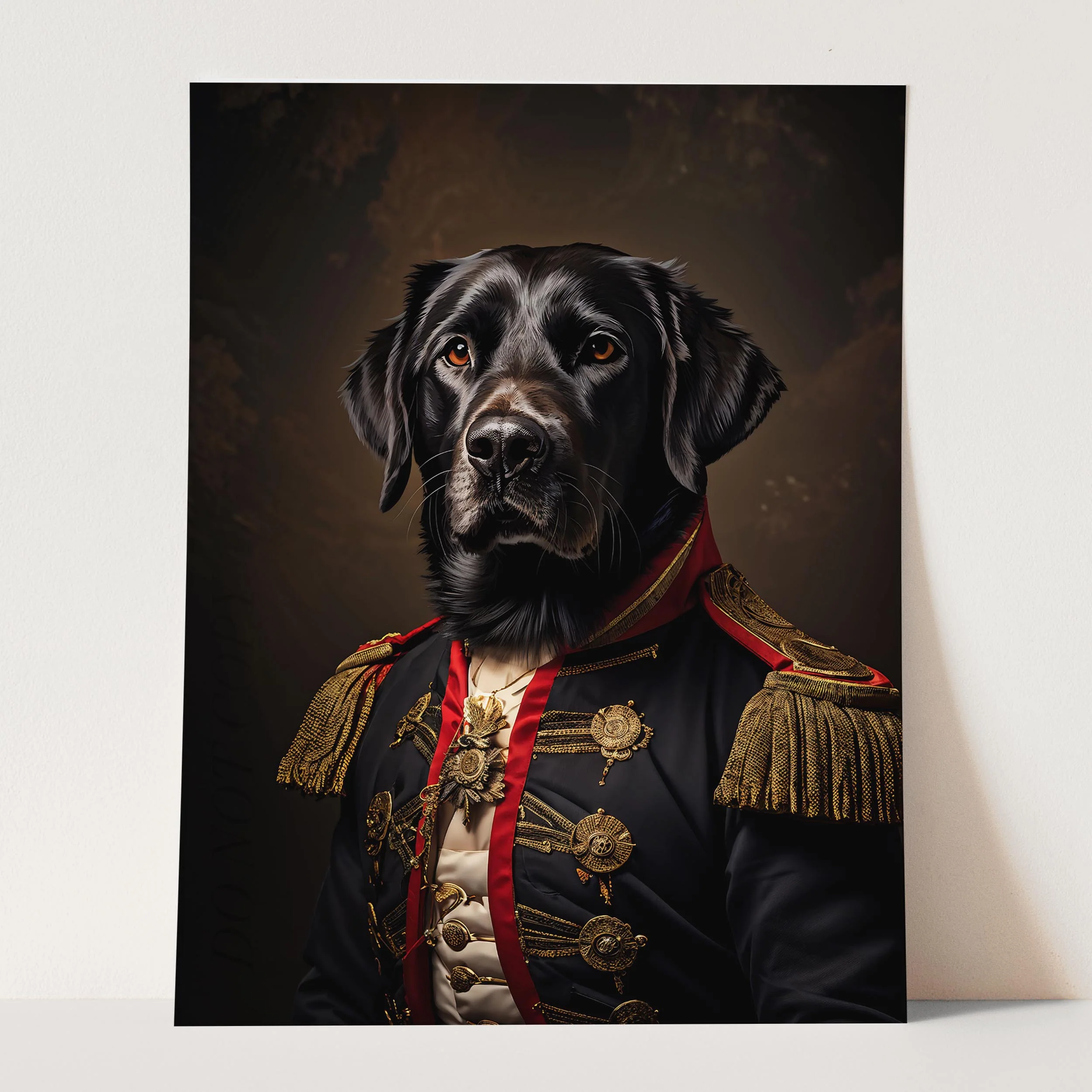 Black Labrador Aristocrat Portrait - Image 5