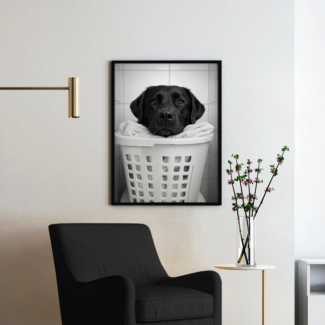 Black Labrador Dog Laundry - Image 2