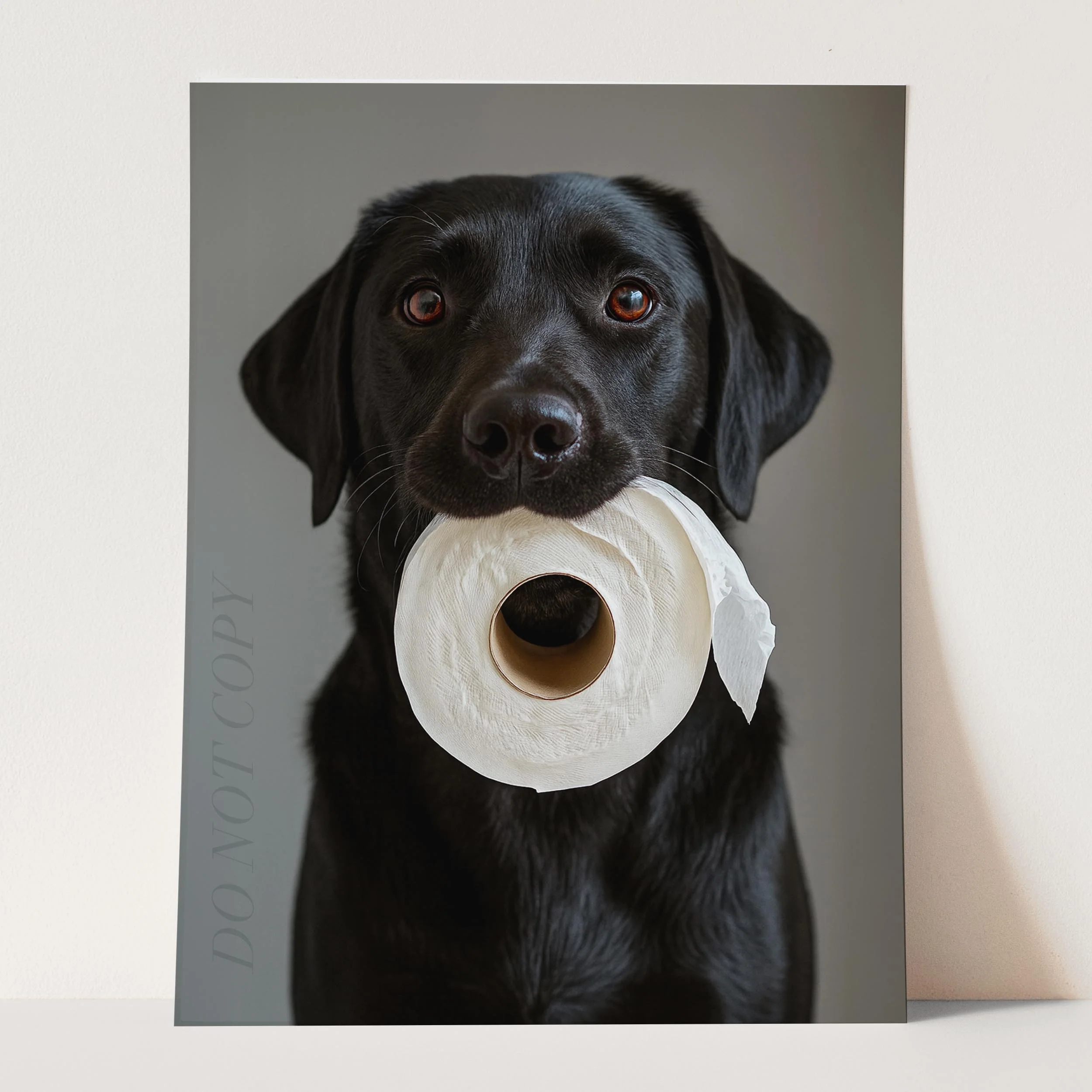 Black Labrador Dog Toilet Paper - Image 3
