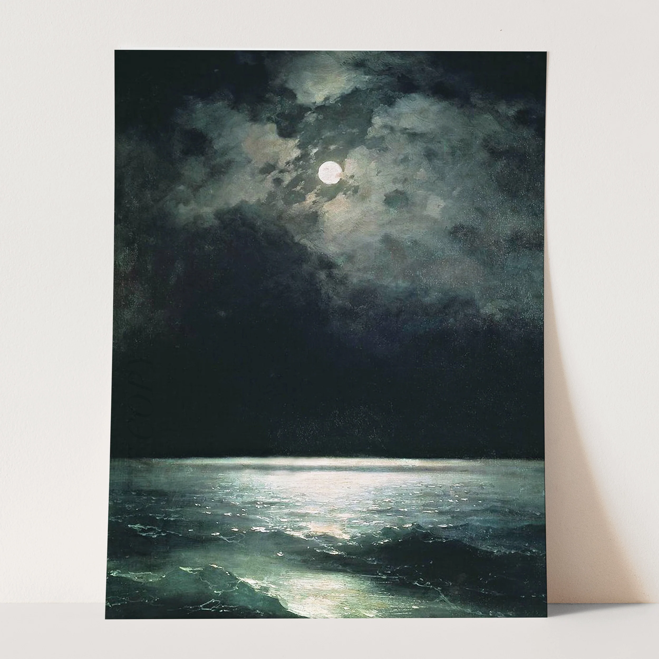 Black Sea at Night (1879) by Ivan Aivazovsky - Image 3