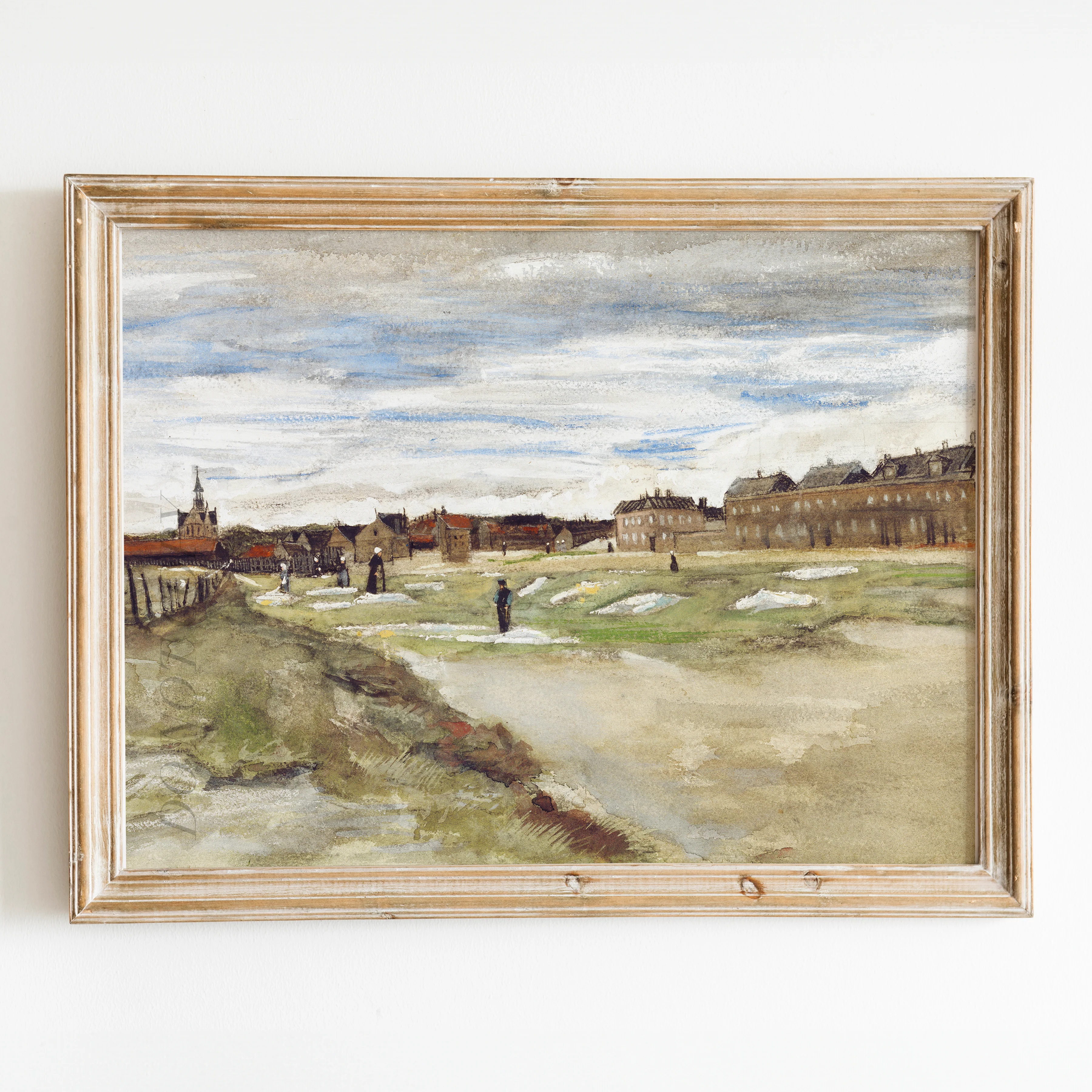Bleaching Ground at Scheveningen (1882) by Van Gogh