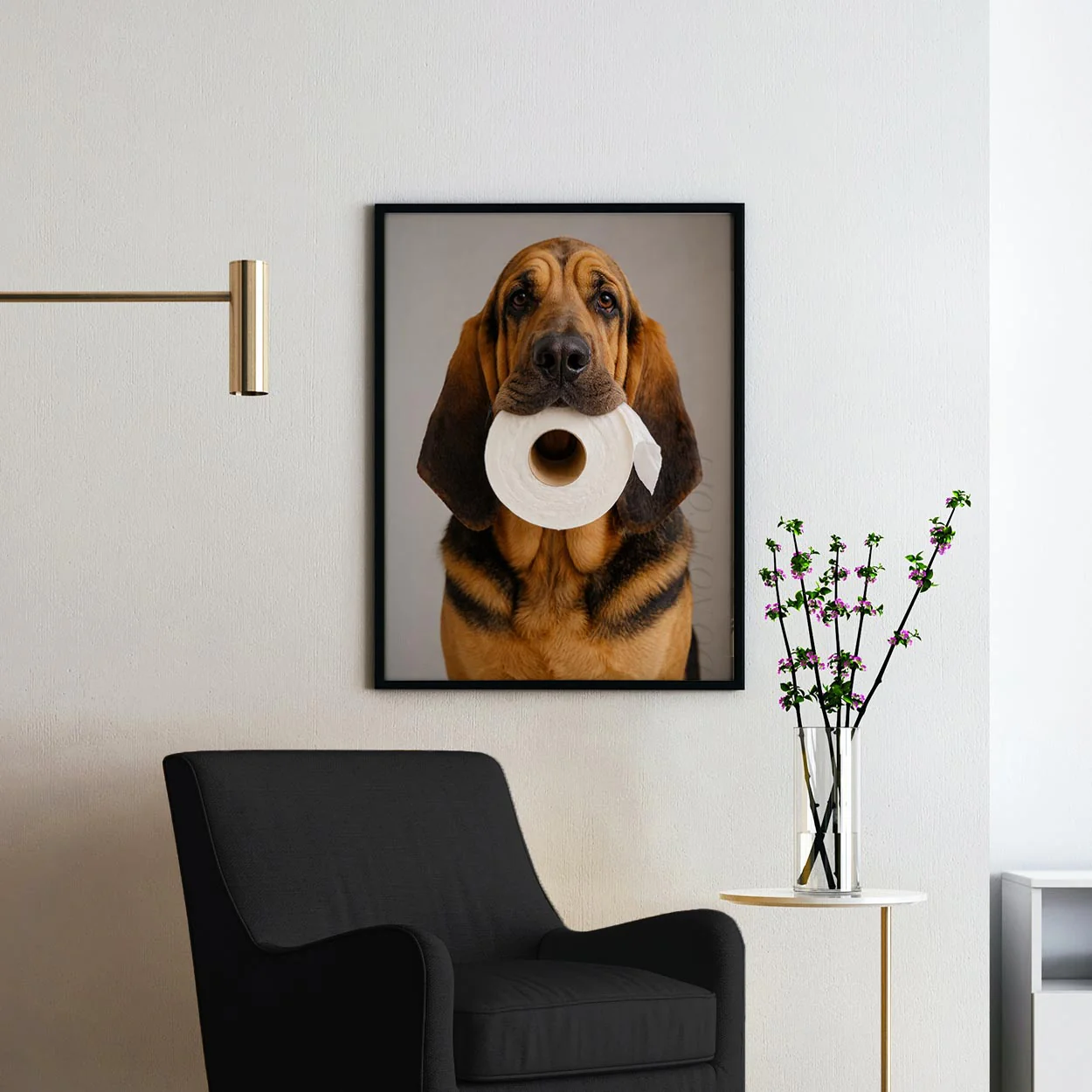 Bloodhound Dog Toilet Paper - Image 2