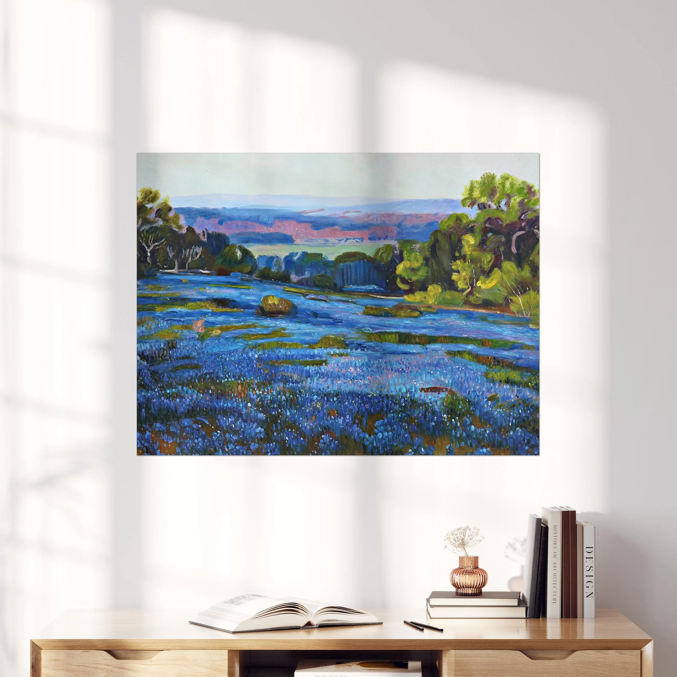 Bluebonnets at Late Afternoon - Image 4