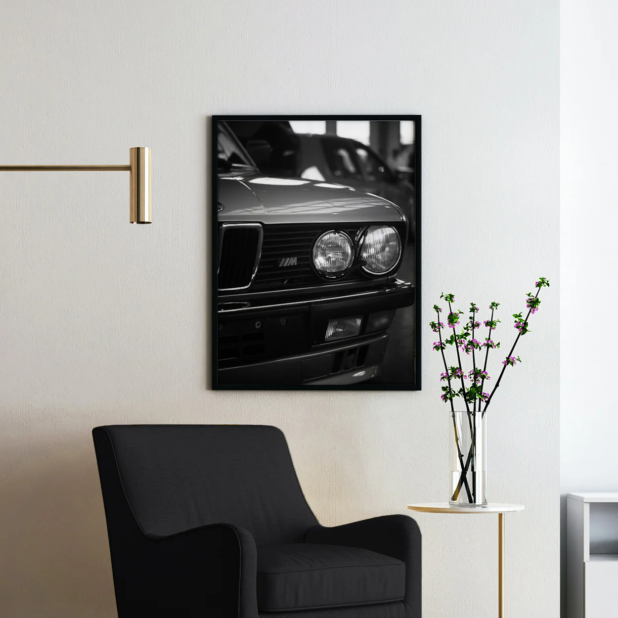 BMW M Series Grill in Black & White - Image 2