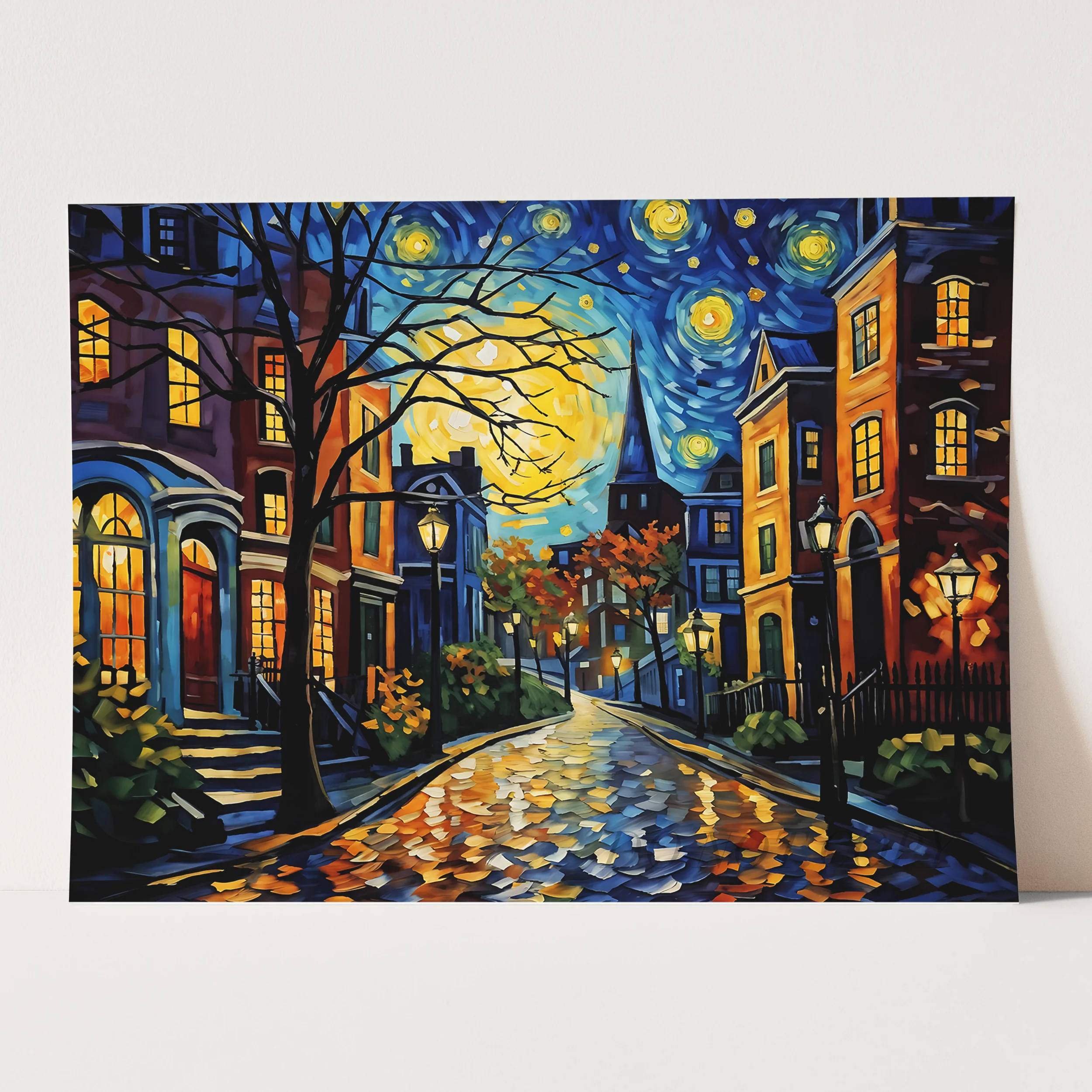 Boston As Van Gogh Starry Night - Image 3
