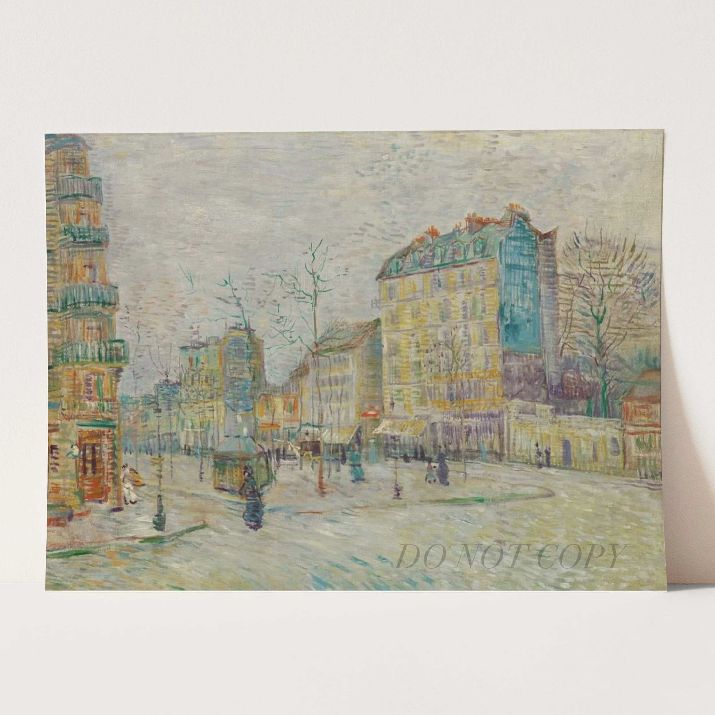 Boulevard de Clichy (1887) by Van Gogh - Image 3