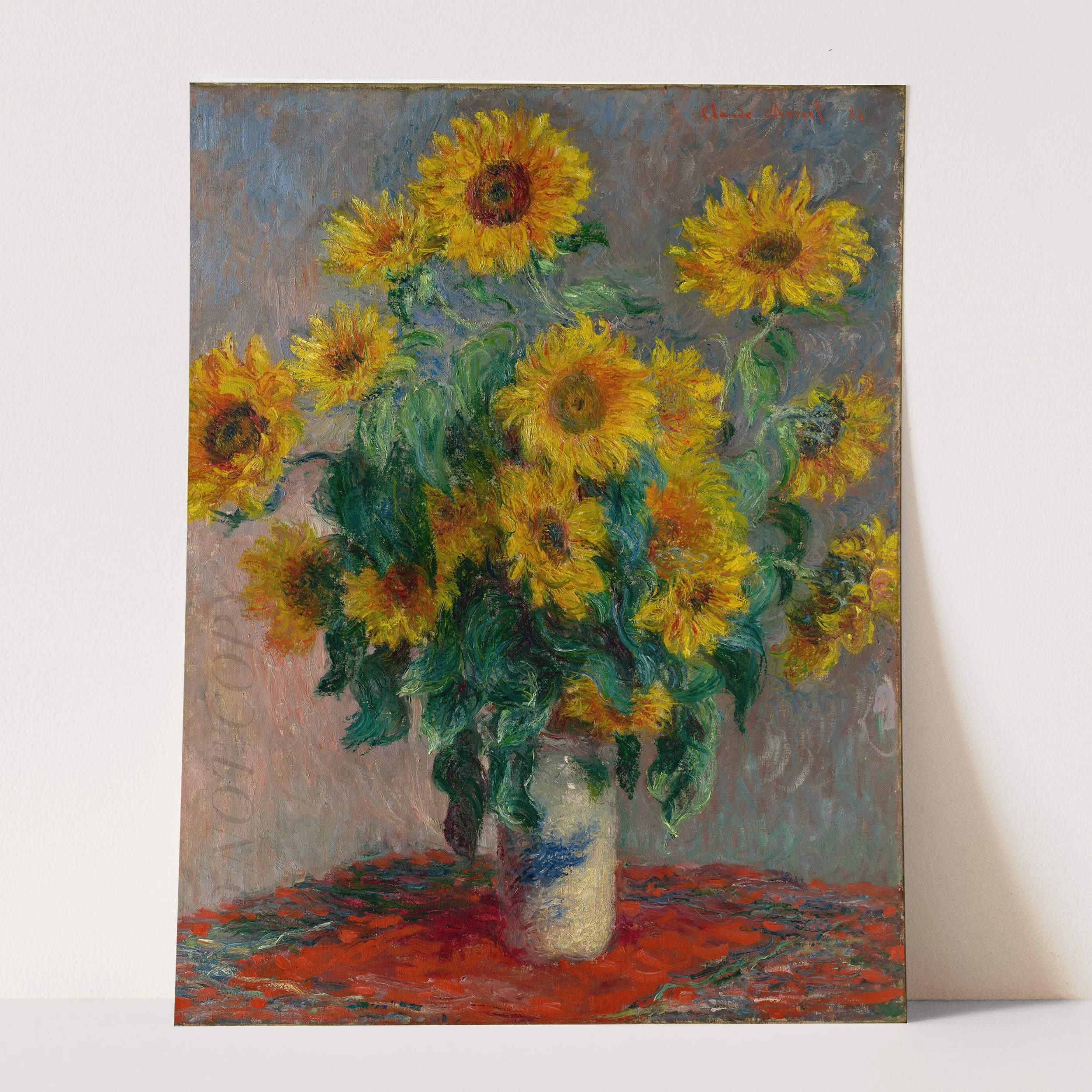 Bouquet of Sunflowers (1881) by Claude Monet - Image 3