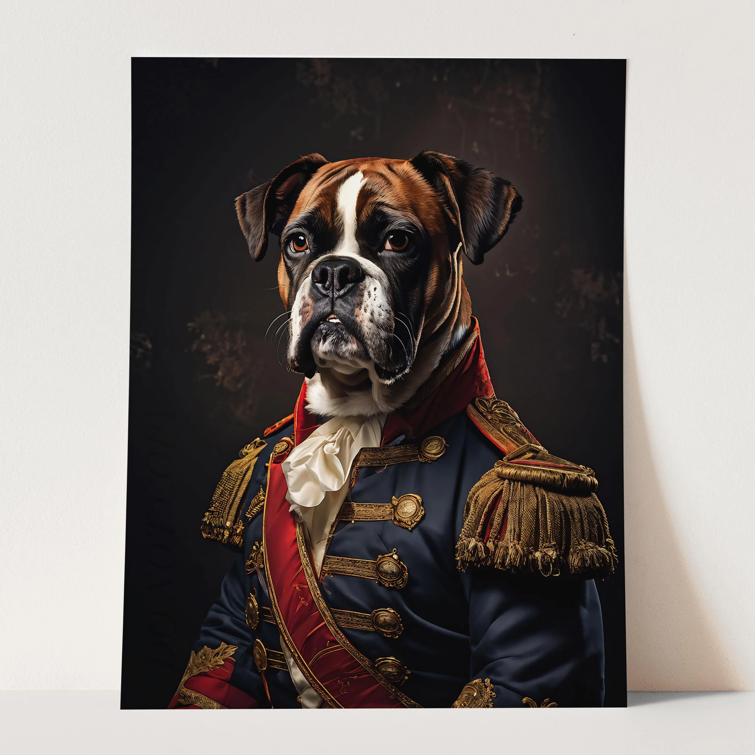 Boxer Dog Aristocrat Portrait - Image 5
