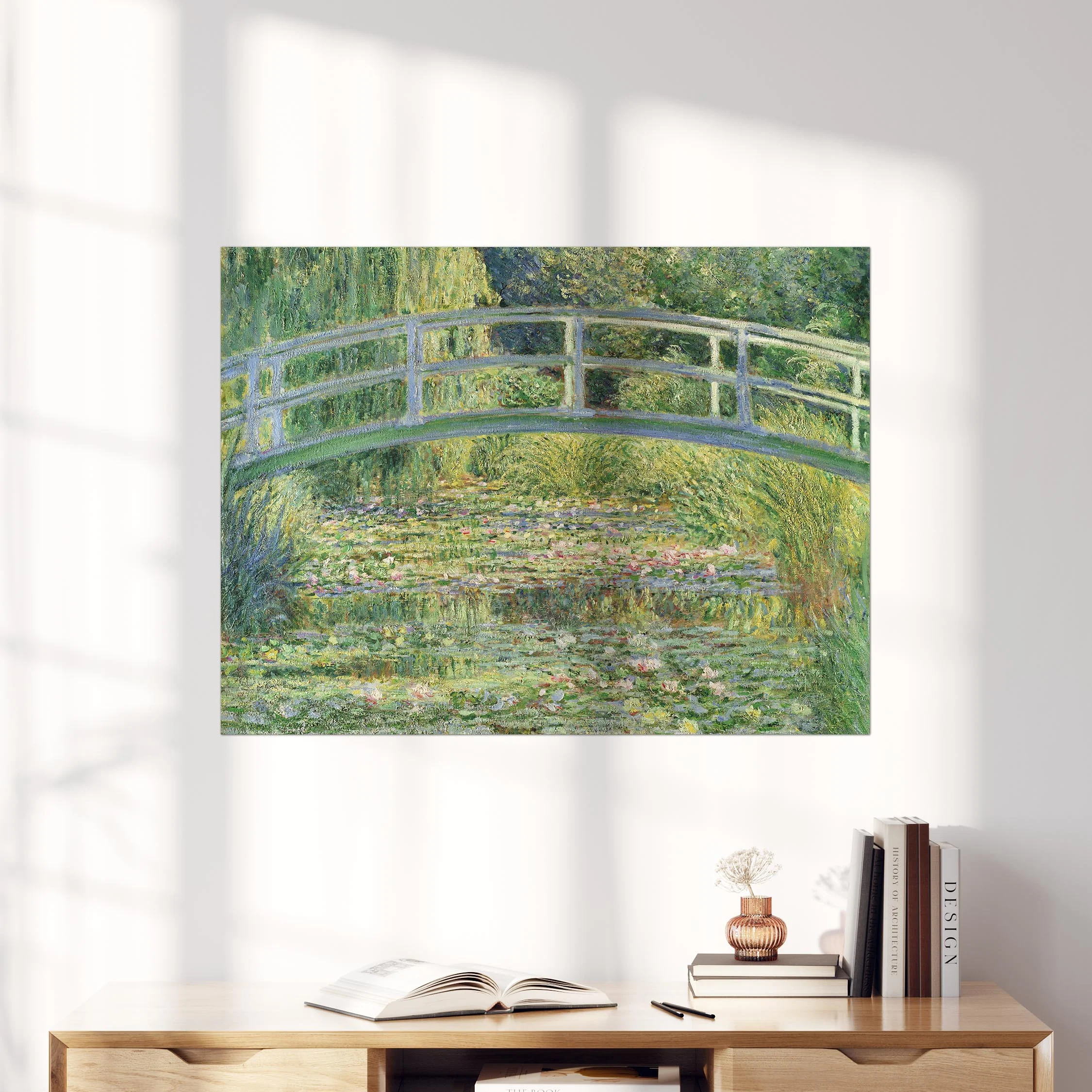 Bridge over a Pond of Water Lilies by Claude Monet - Image 4