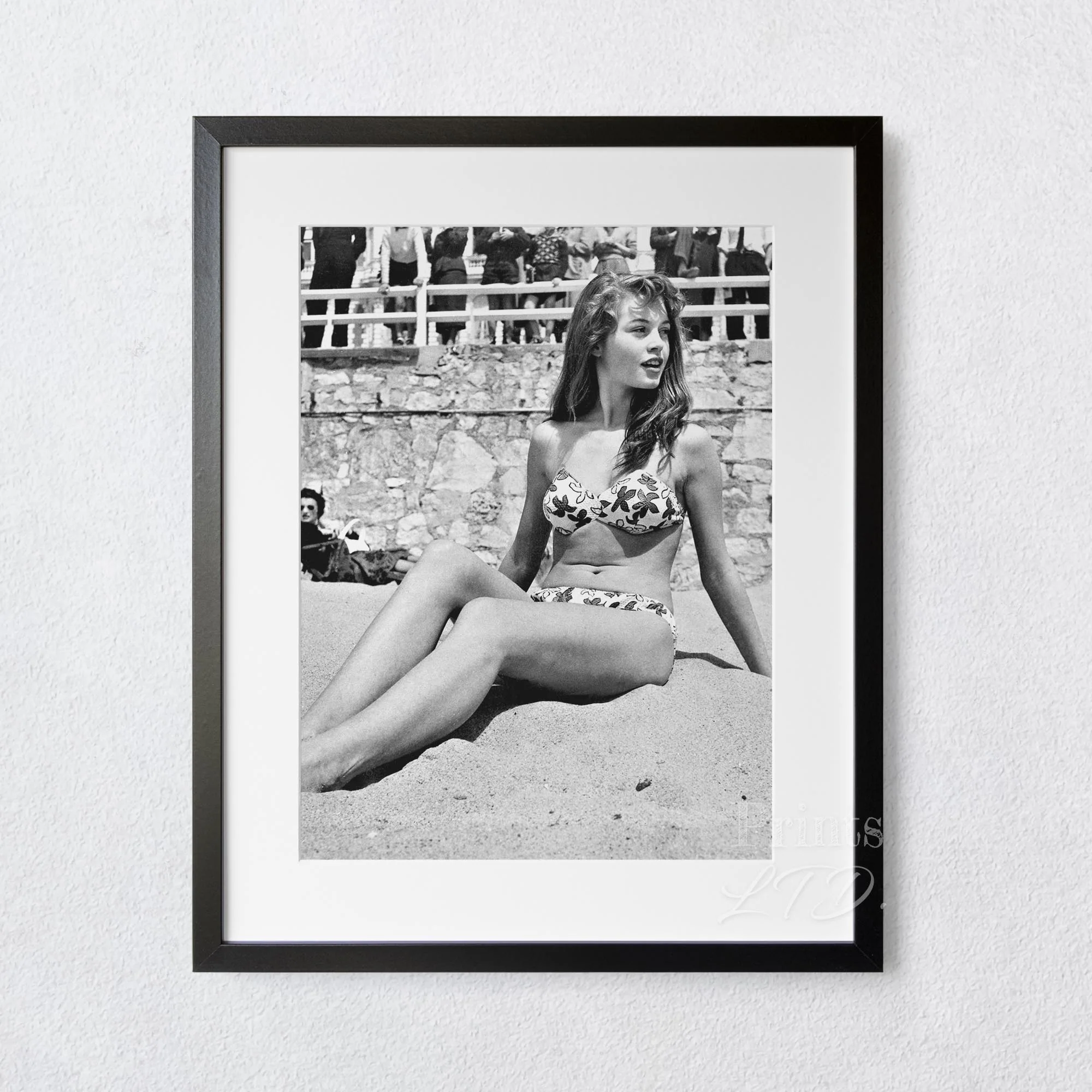 Brigitte Bardot on the beach, 1953 - Image 5