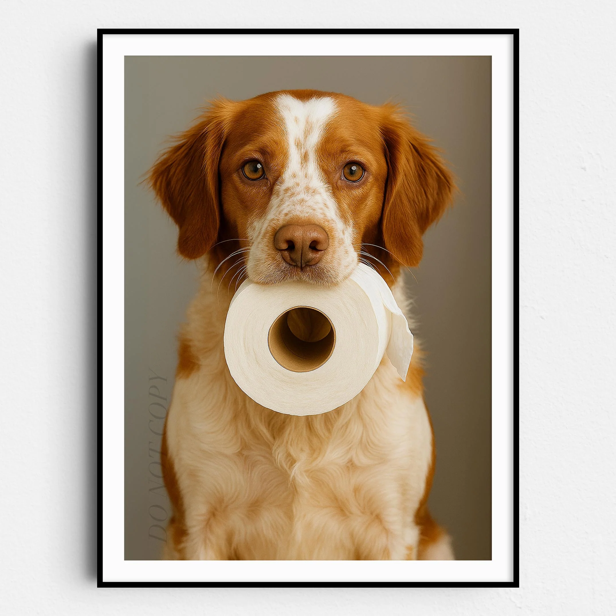 Brittany Dog Toilet Paper