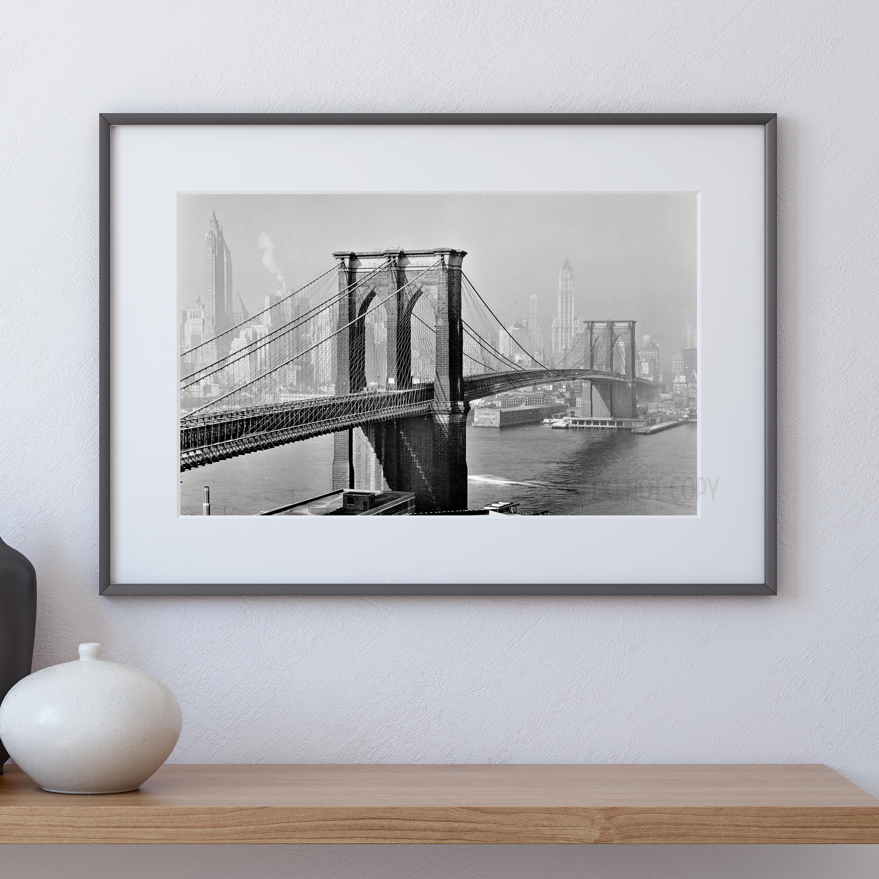 Brooklyn Bridge, New York City 1900s - Image 4