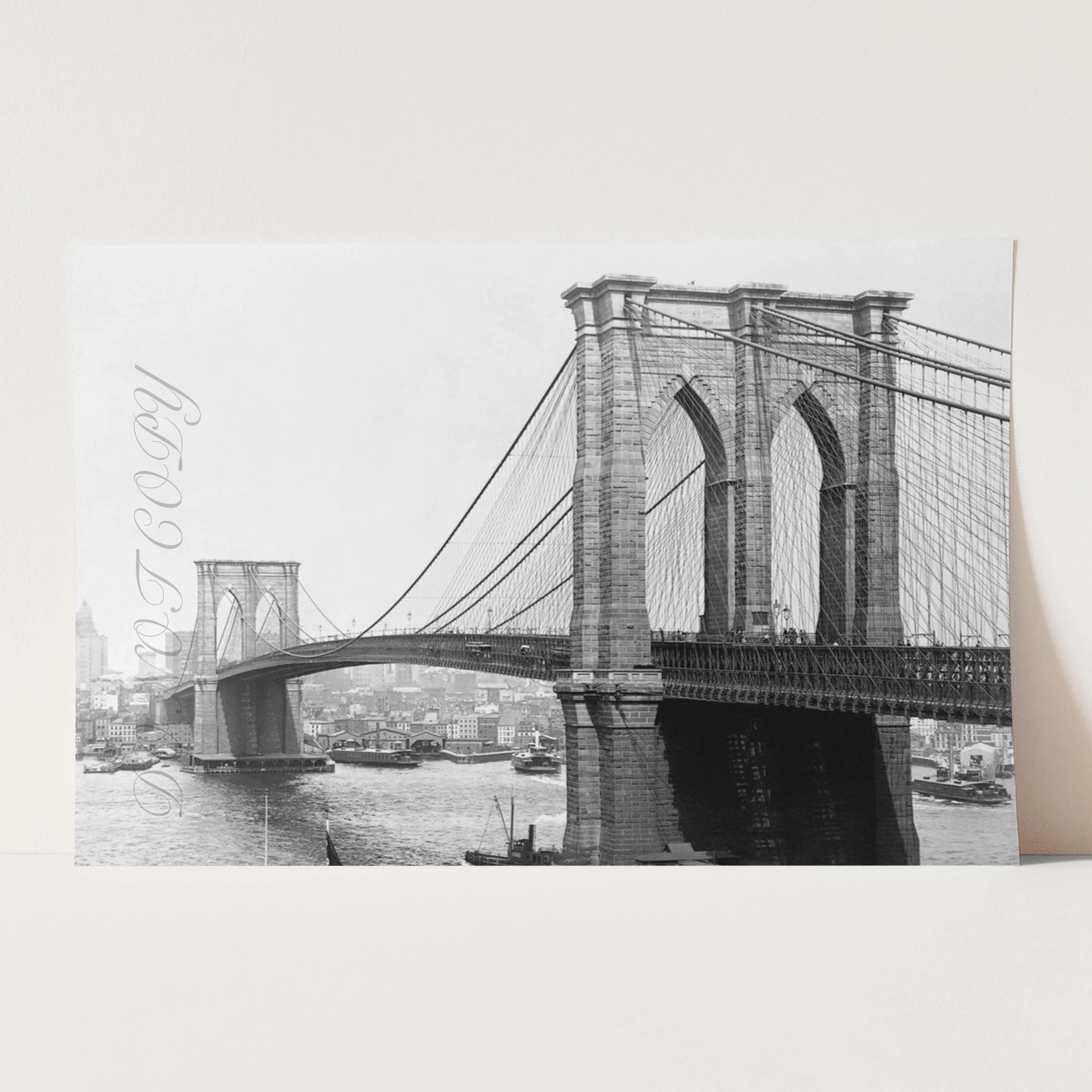 Brooklyn Bridge Early 1900s - Image 3