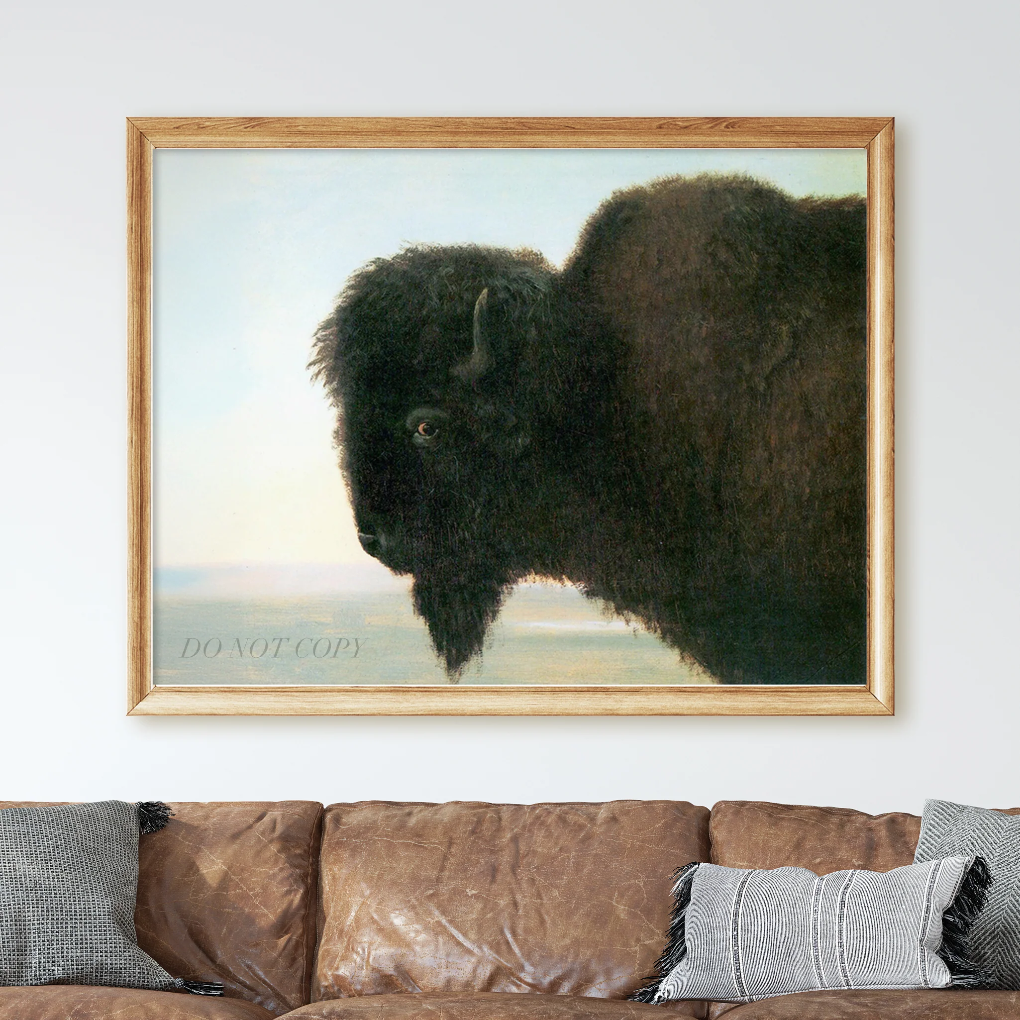 Buffalo Head by Albert Bierstadt - Image 2