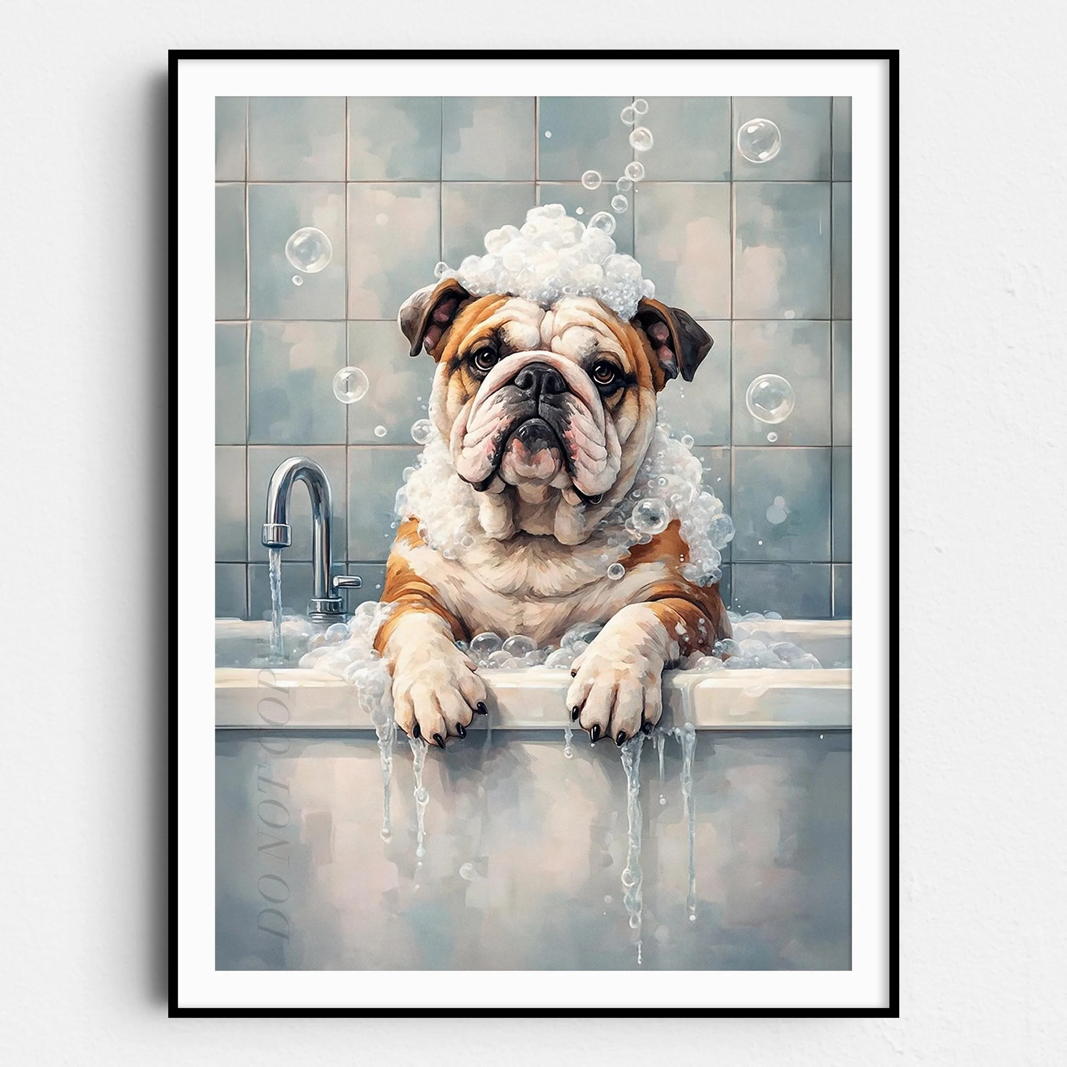 Bulldog Bathtub Bubble Bath