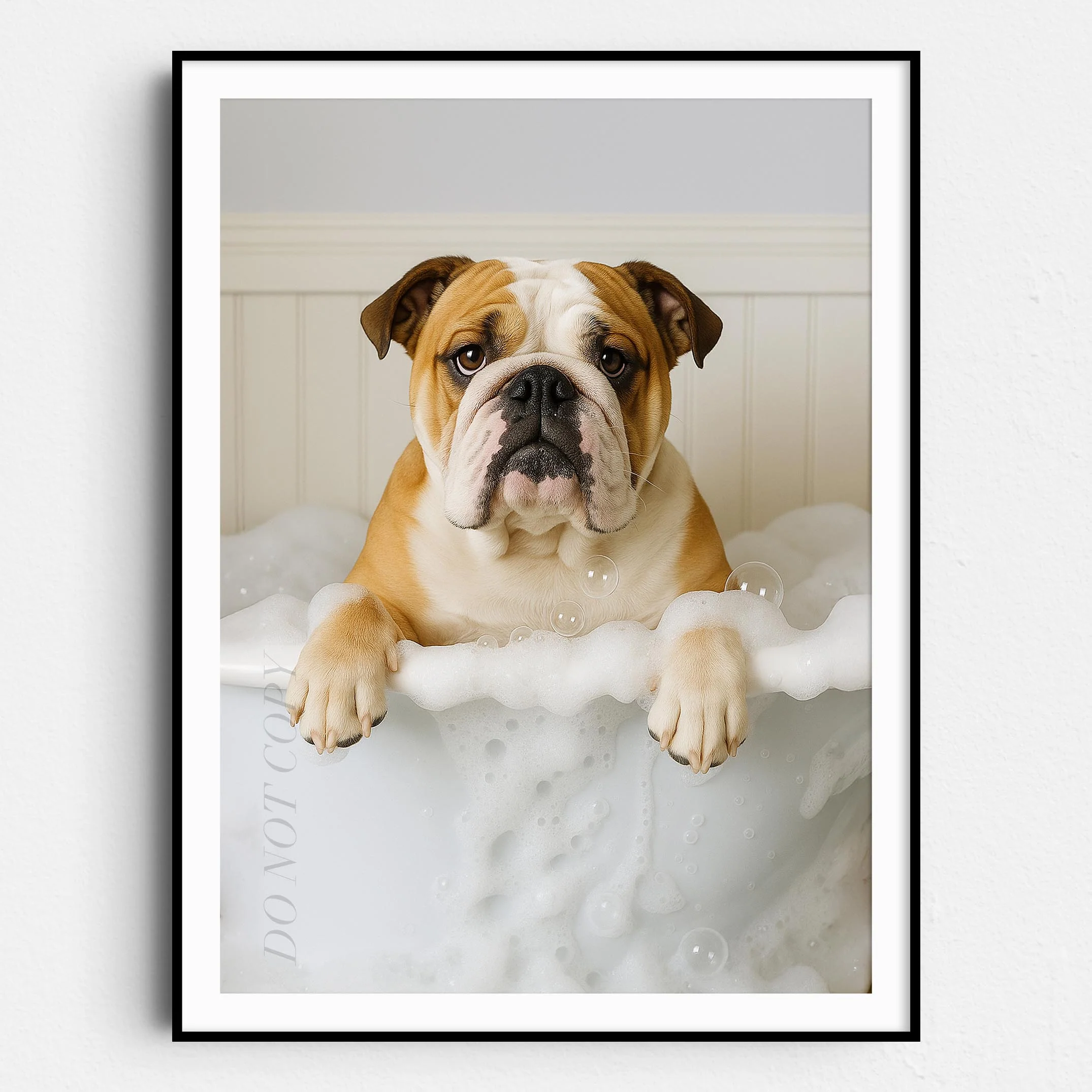 Bulldog Bathtub Bubble Bath