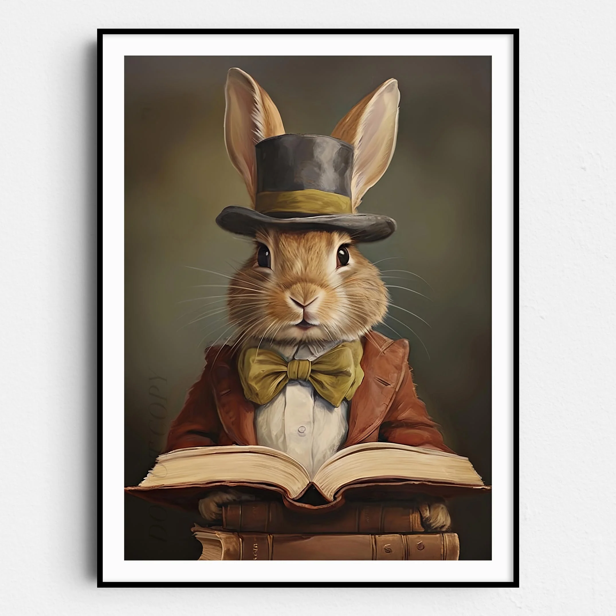 Bunny Rabbit Reading Books