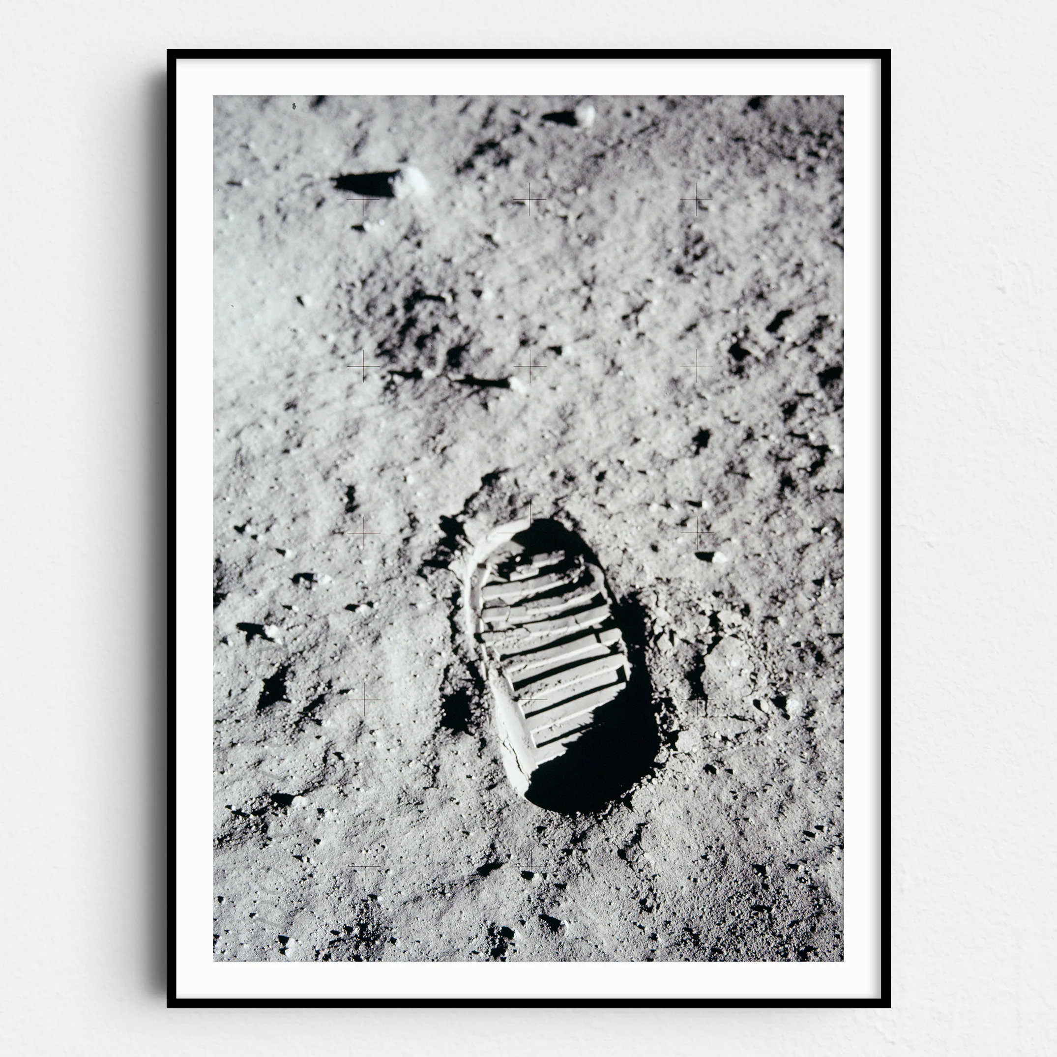 Buzz Aldrin Boot Print On The Moon
