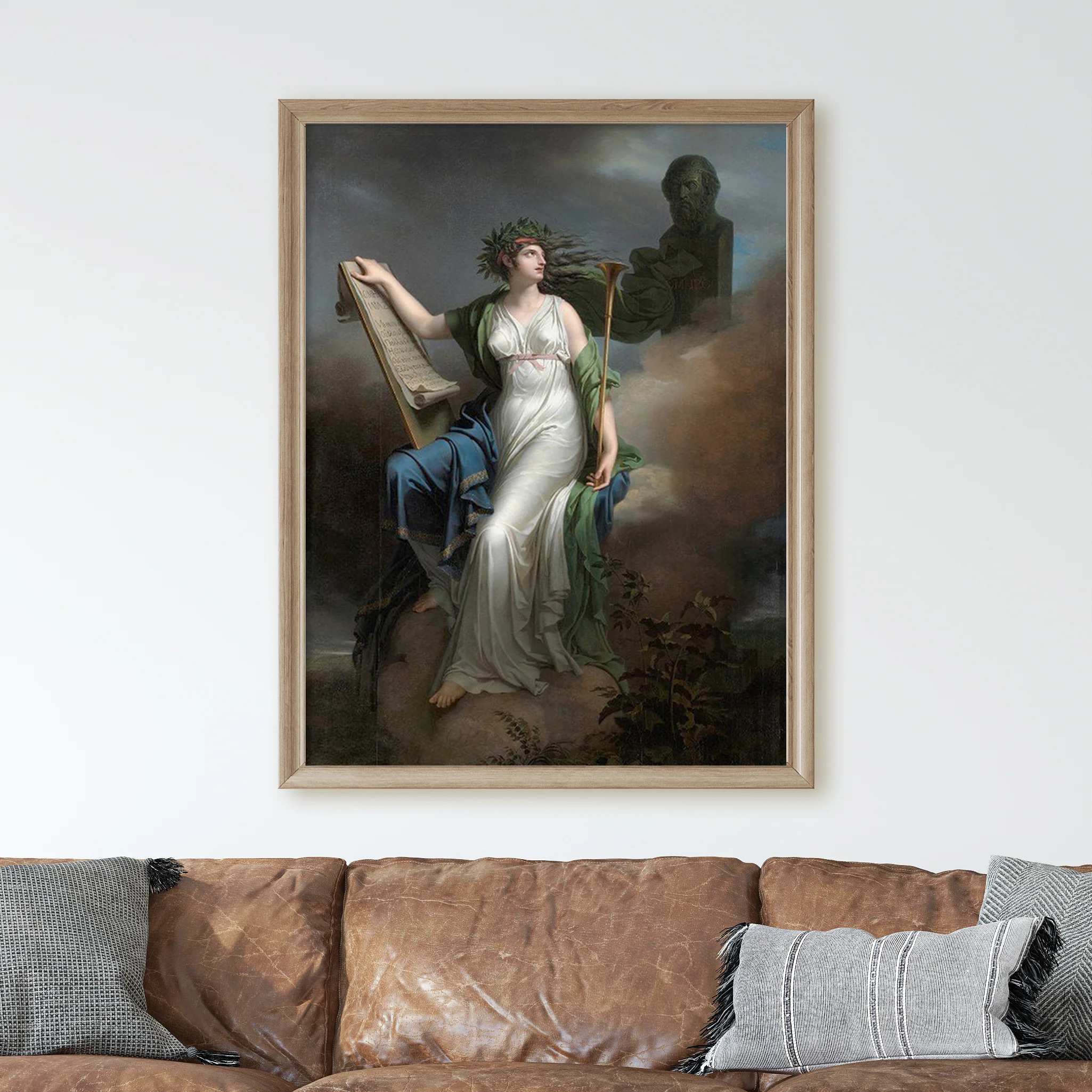 Calliope, Muse of Epic Poetry (1798) by Charles Meynier - Image 2