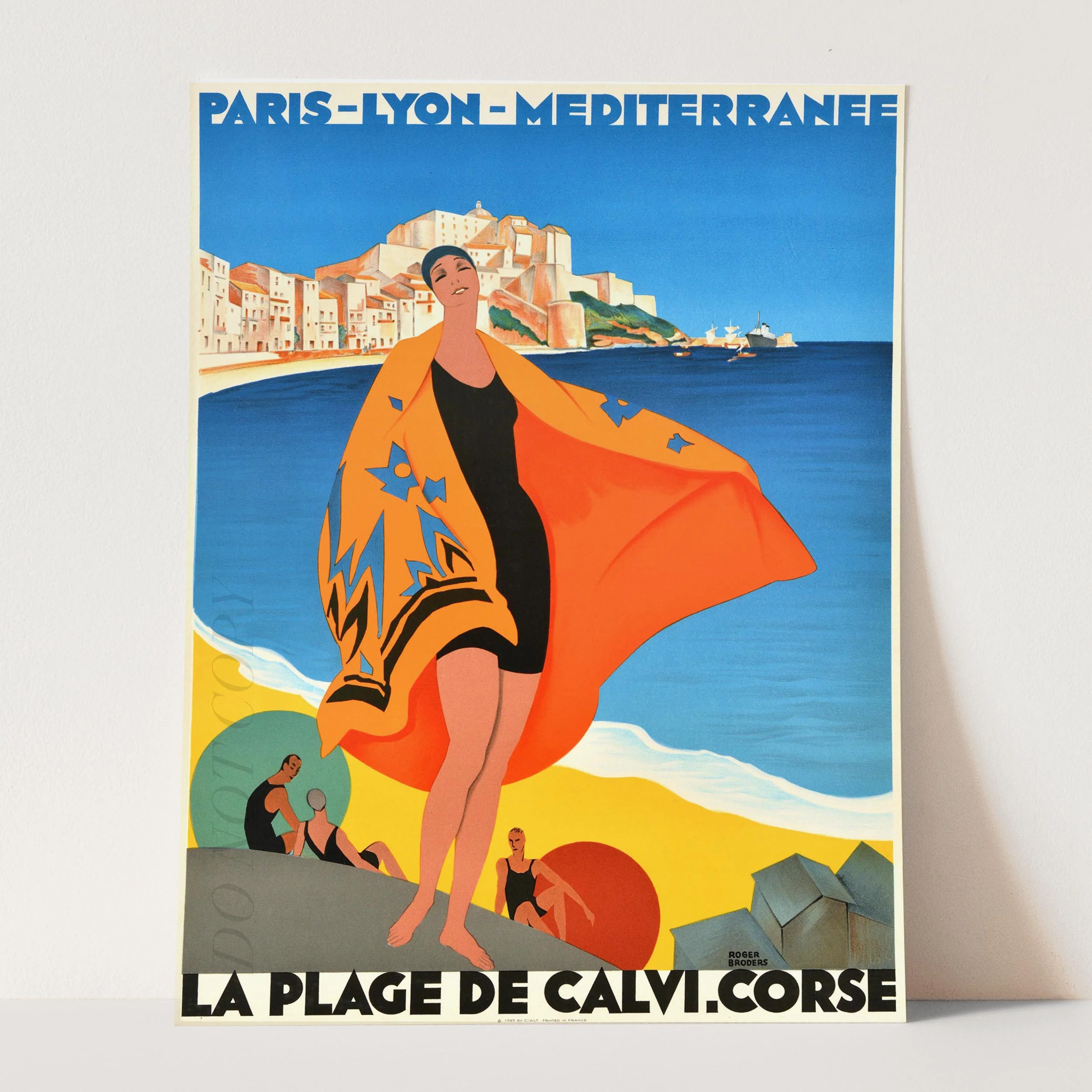 Calvi Beach, Corsica 1928 - Image 3