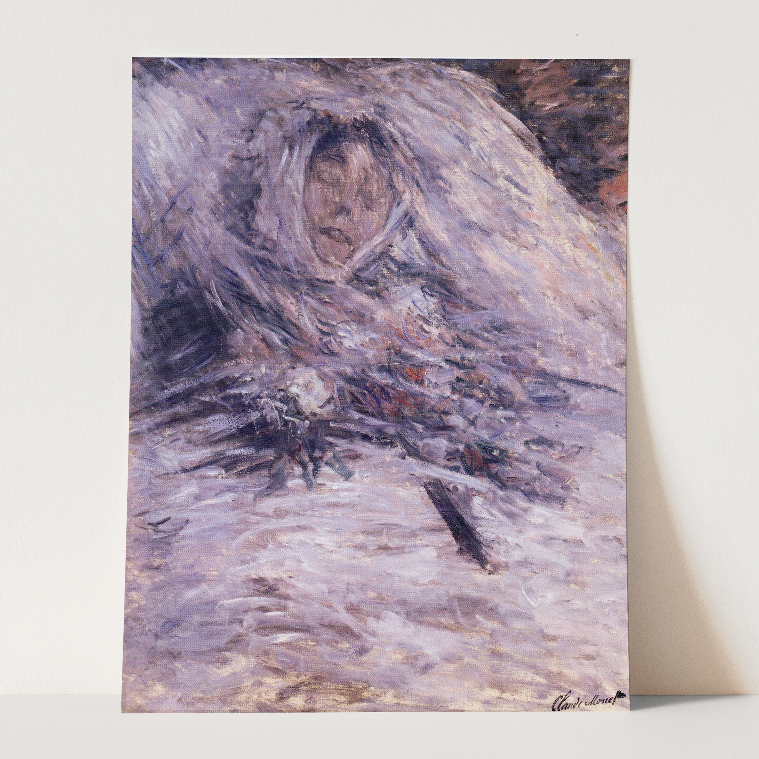 Camille Monet on Her Deathbed (1879) by Claude Monet - Image 3