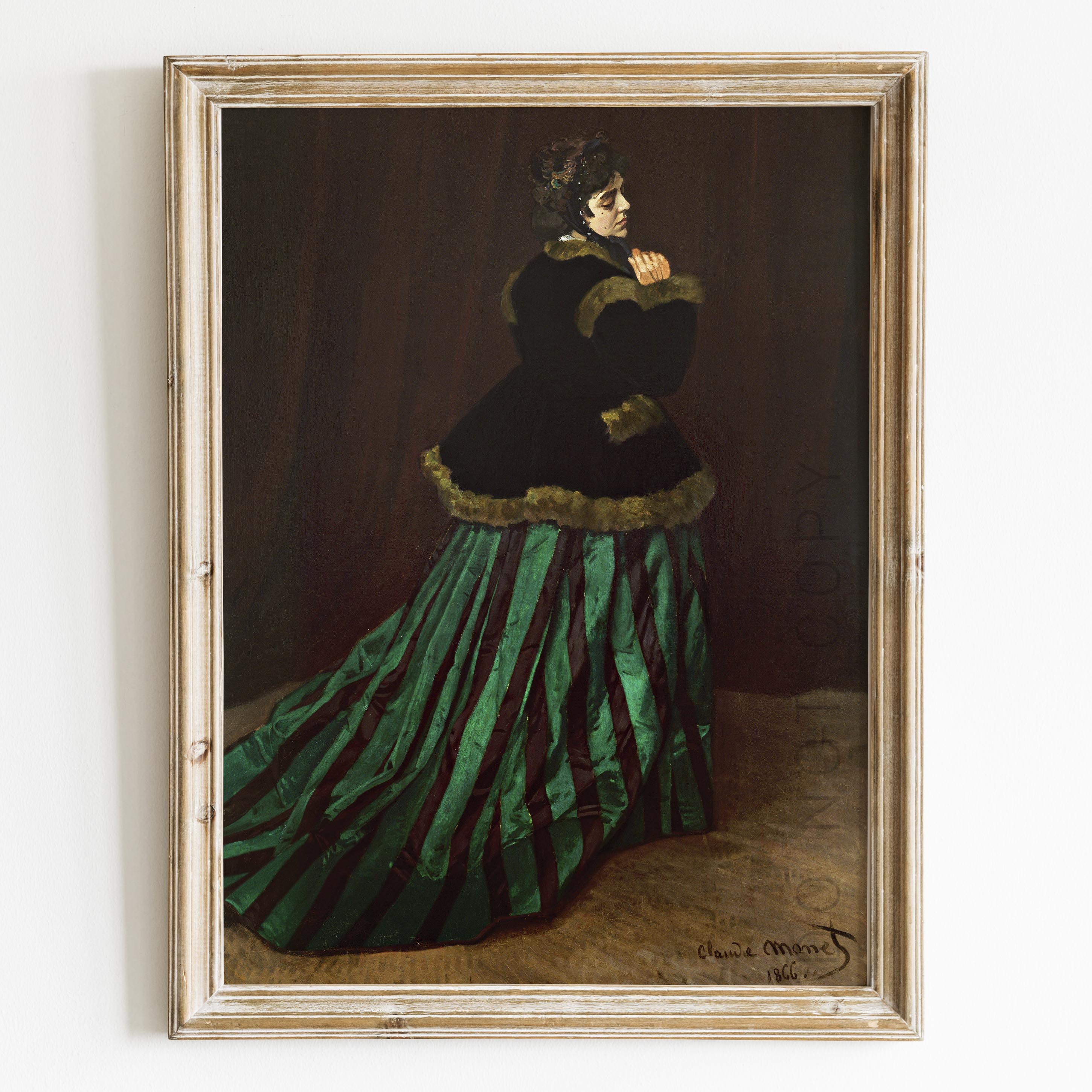 Camille (The Woman in the Green Dress) by Claude Monet
