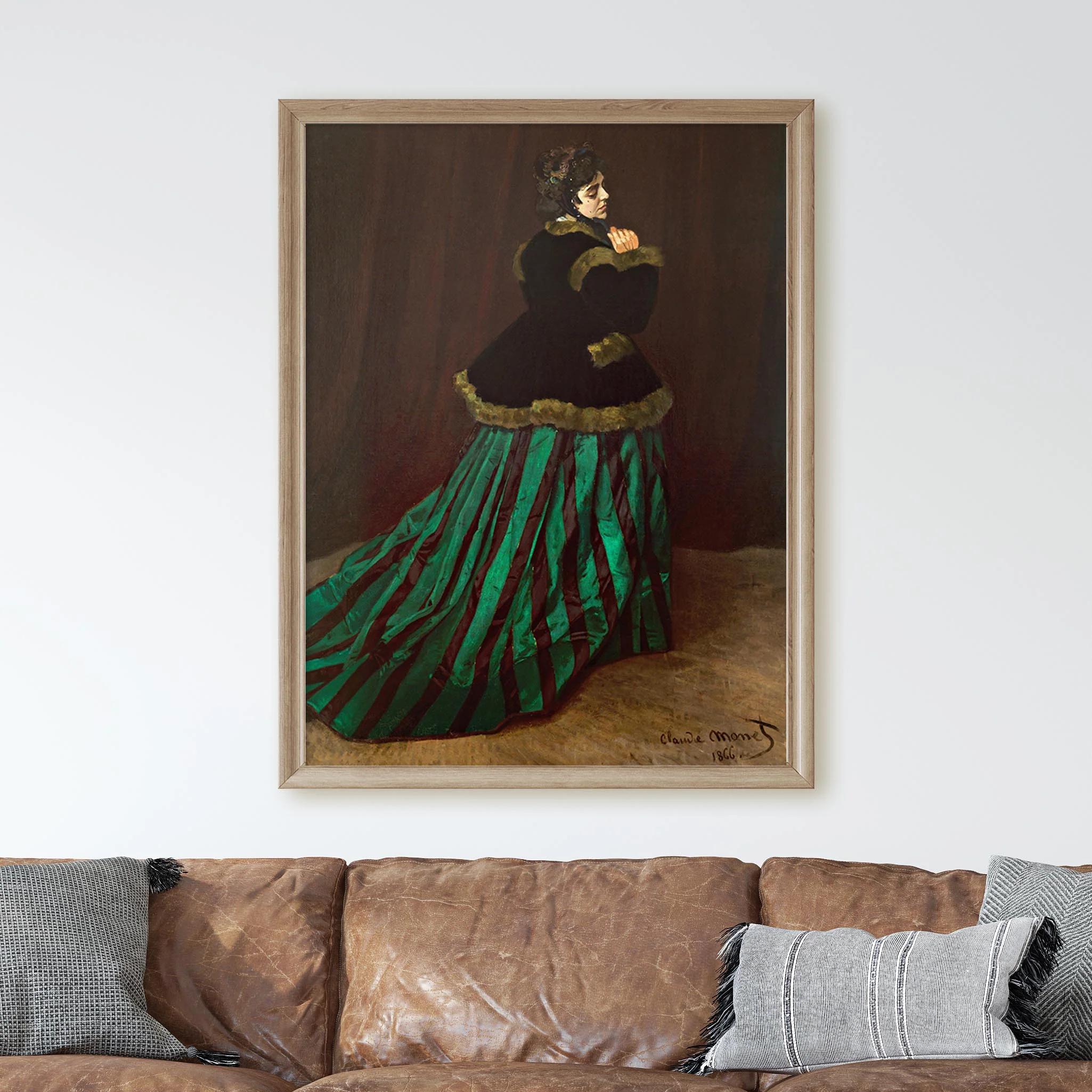 Camille (The Woman in the Green Dress) by Claude Monet - Image 2