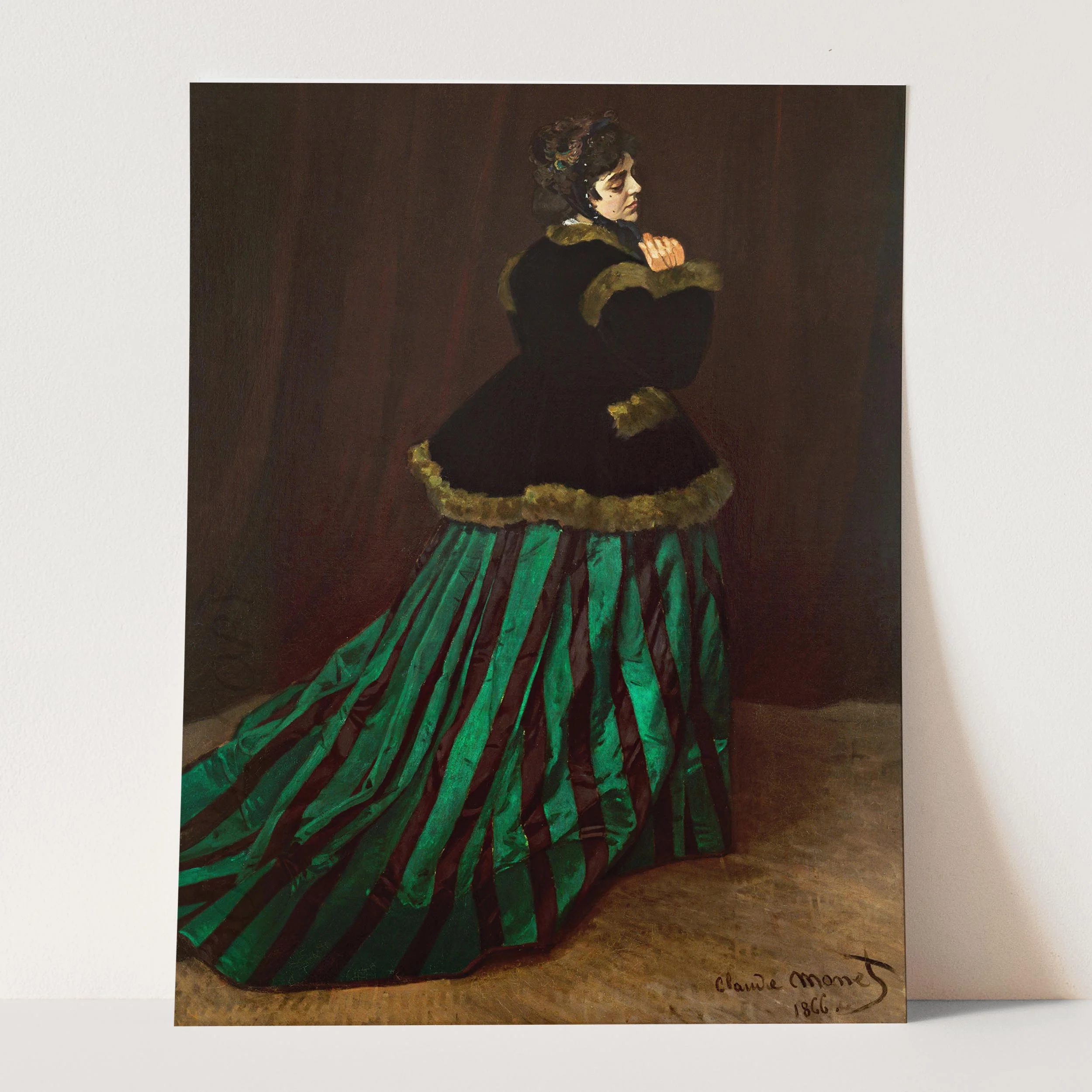 Camille (The Woman in the Green Dress) by Claude Monet - Image 3