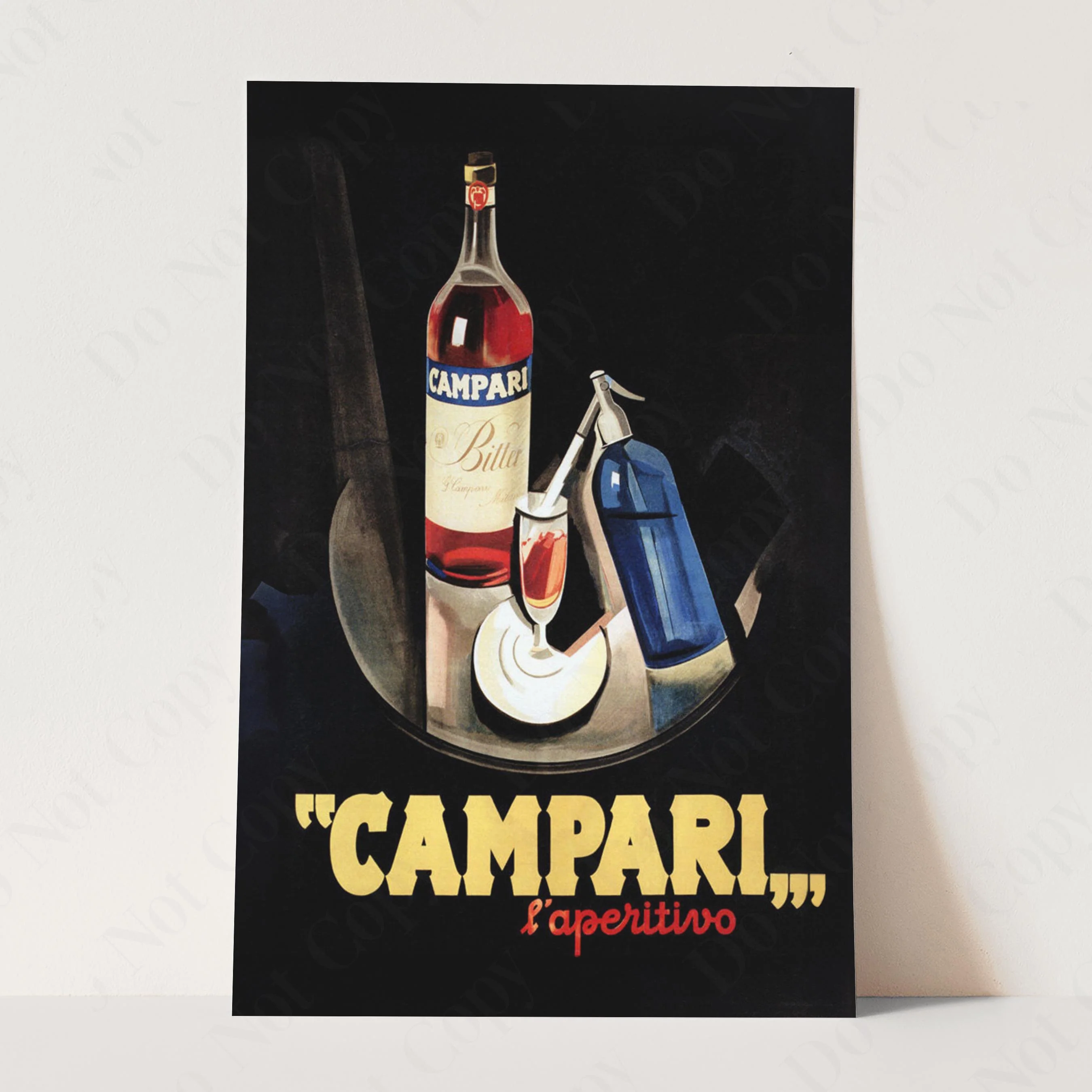 Campari Aperitif Aperitivo Vintage Advertising - Image 3