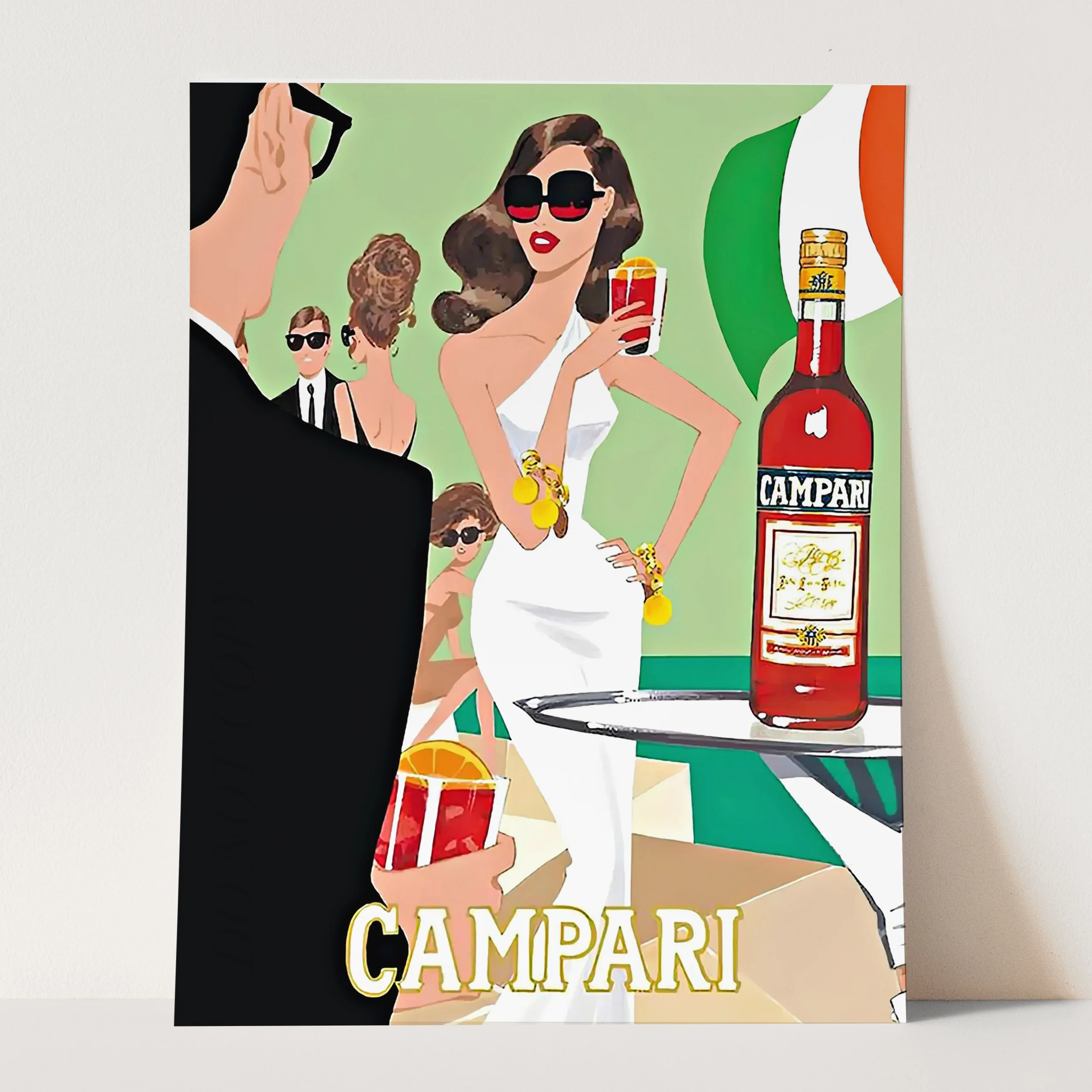Campari Aperitif, Vintage Advertising Poster - Image 3