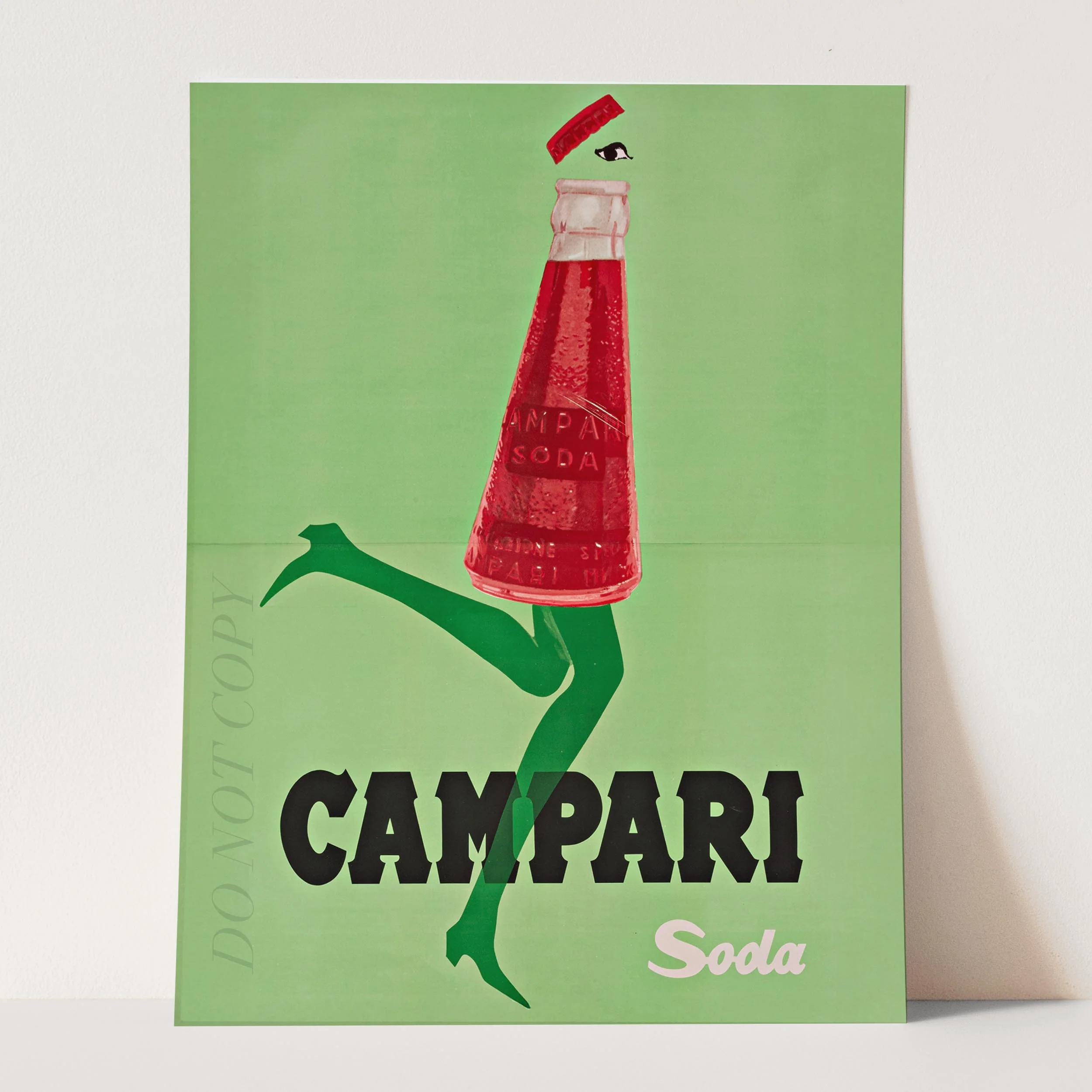 Campari Soda Poster Corre Col Tempo 1968 - Image 3