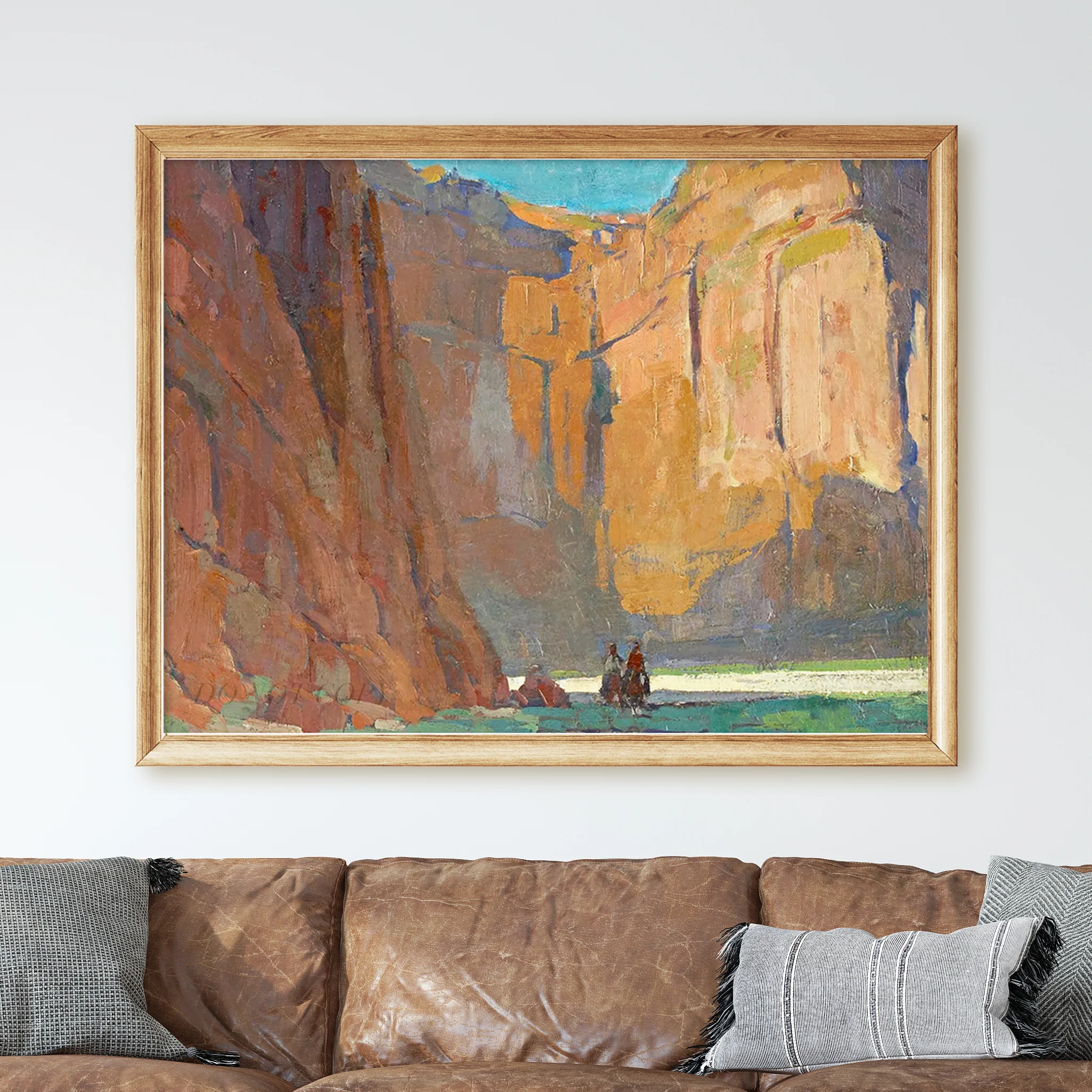 Canyon Red Rocks Arizona by Edgar Payne - Image 2