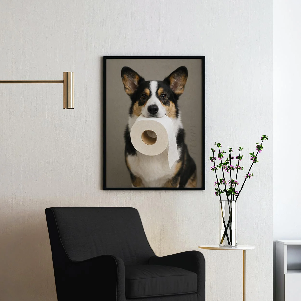 Cardigan Welsh Corgi Dog Toilet Paper - Image 2