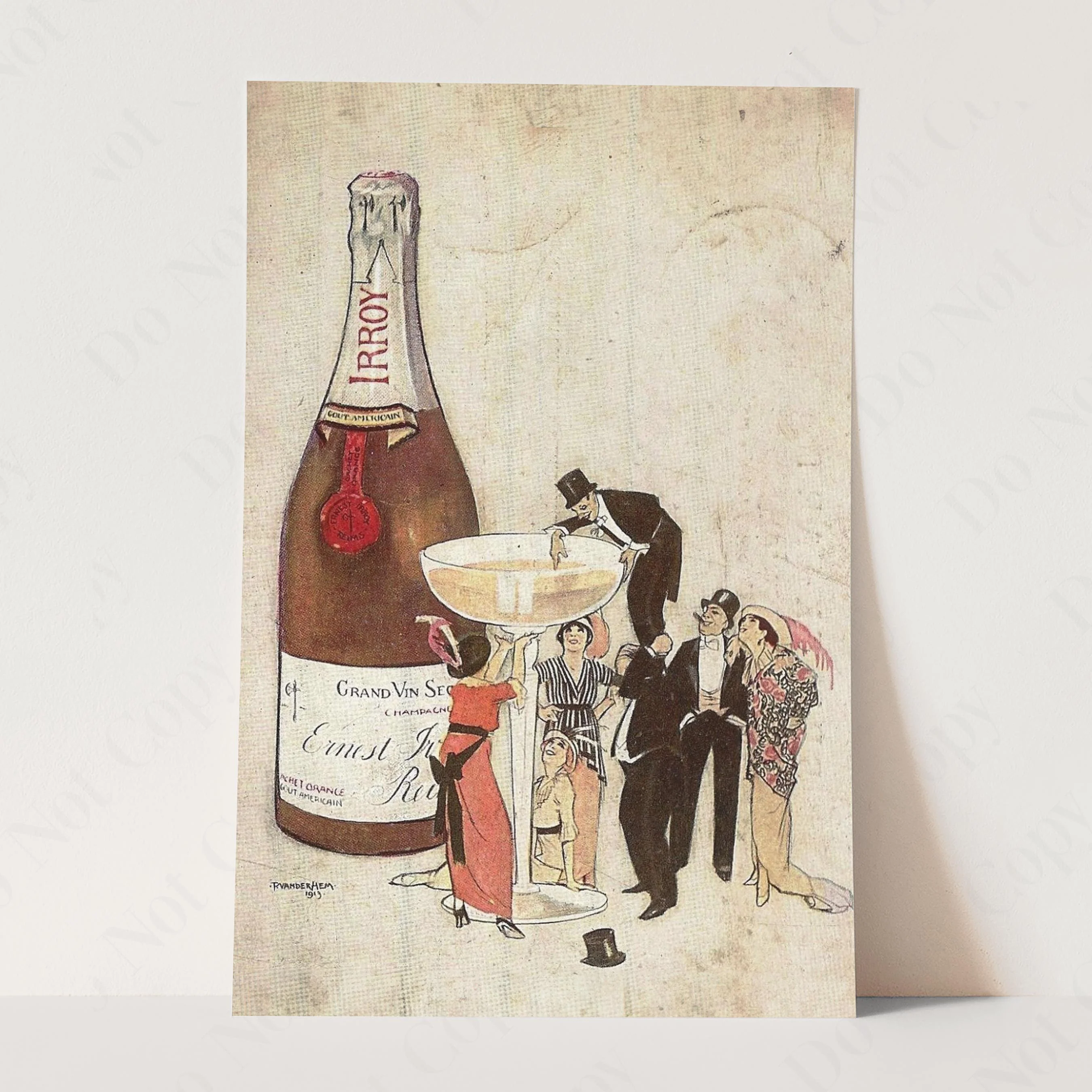 Champagne Party Vintage Advertising - Image 3