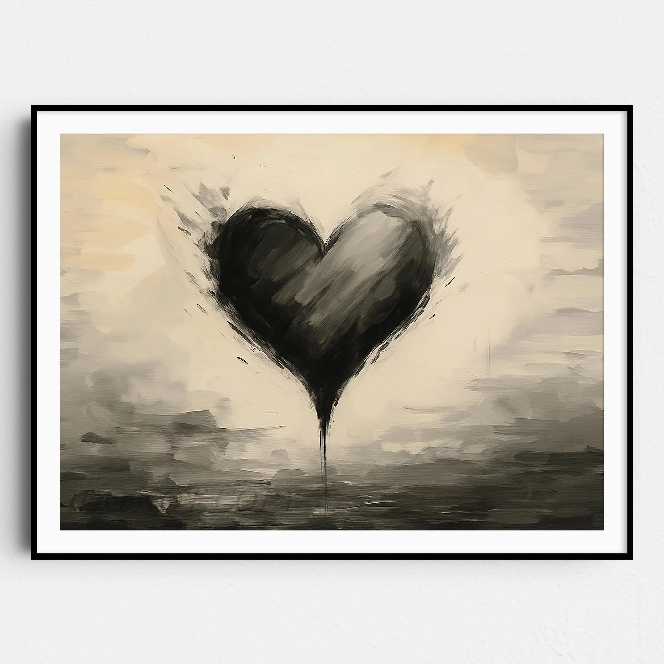 Charcoal Heart