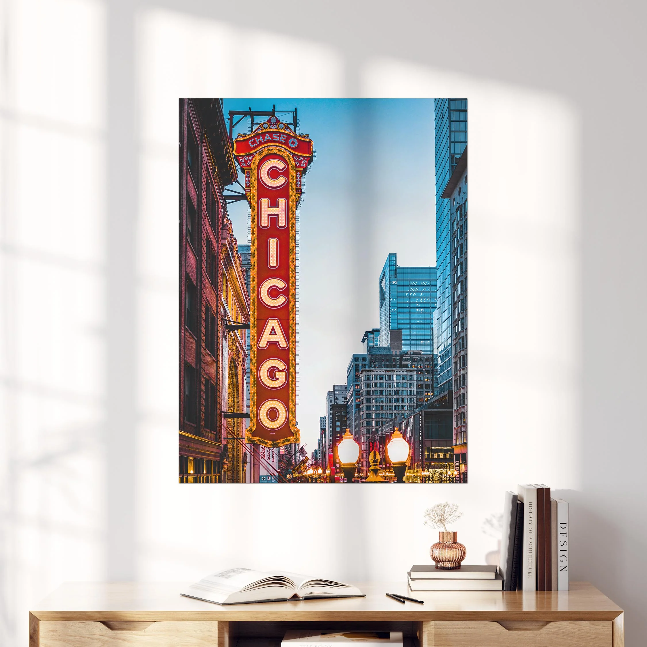 Chicago Theatre Sign - Image 3