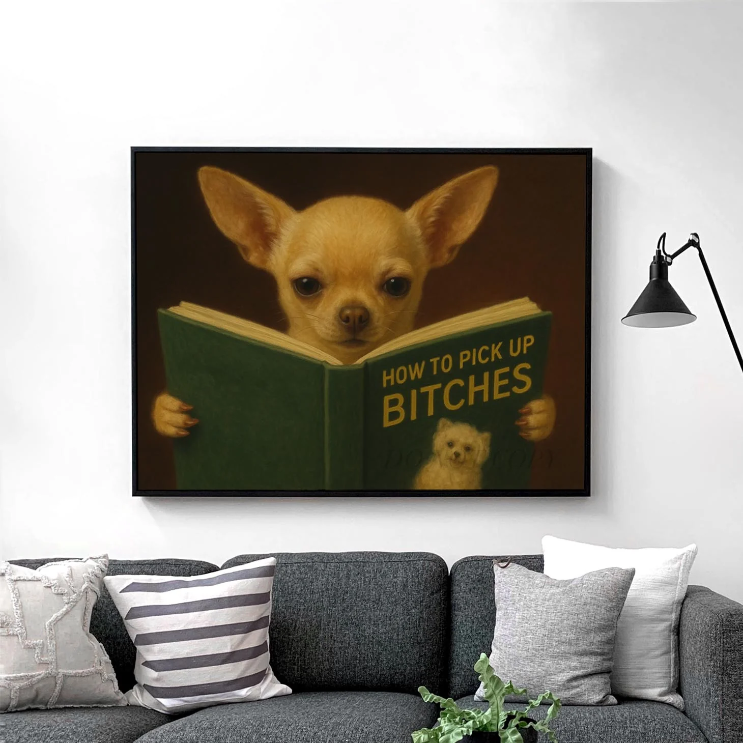 Chihuahua Dog Reading Dating Book - Image 2