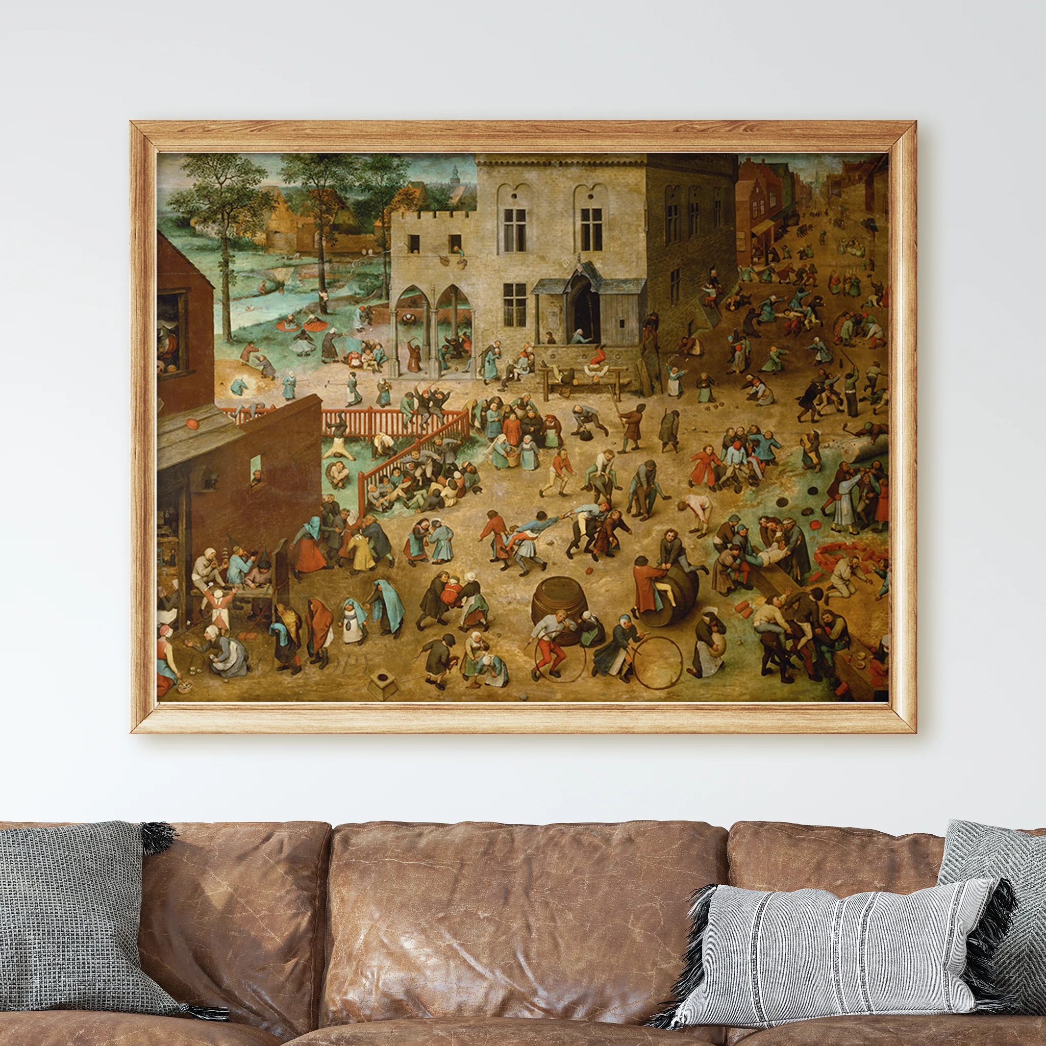 Children's Games (1560) by Pieter Bruegel the Elder - Image 2