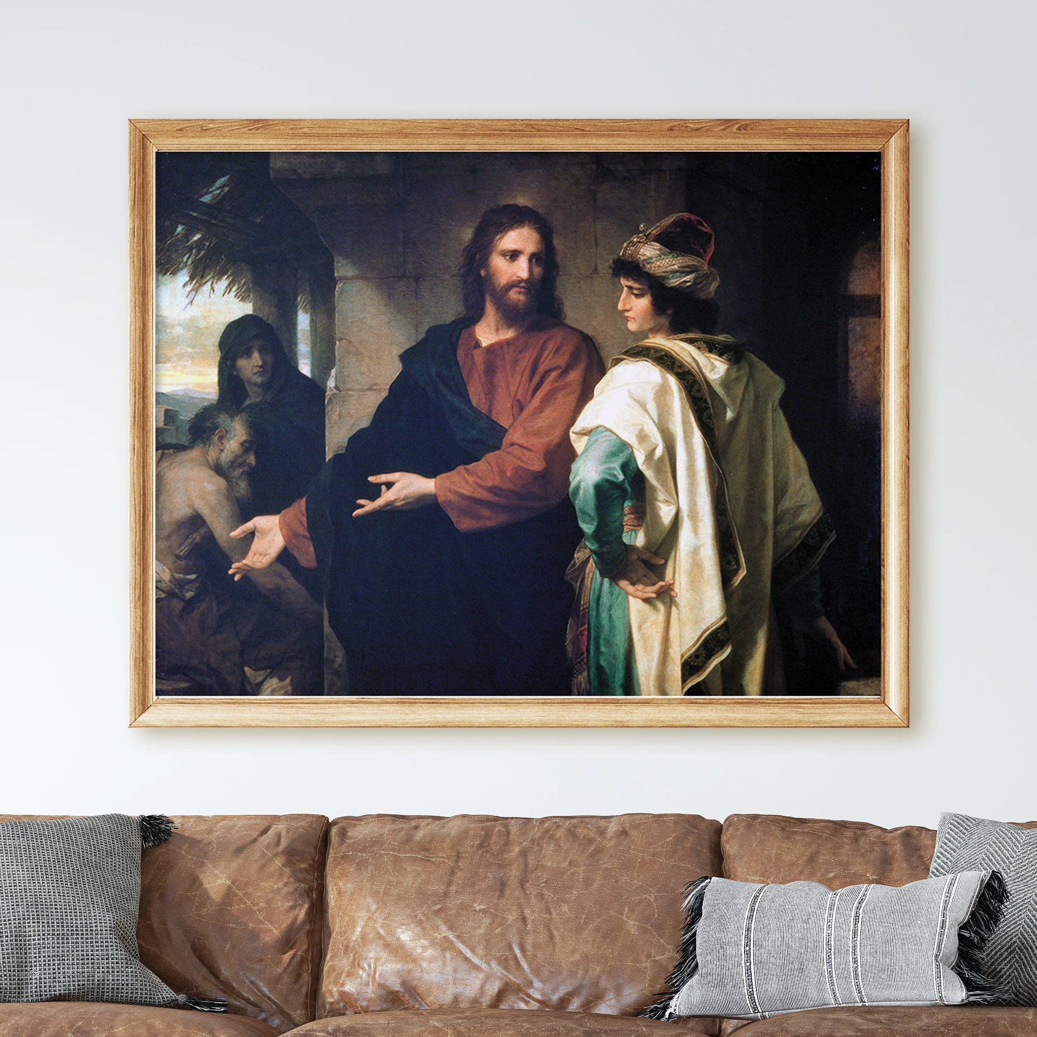 Christ And The Young Rich Ruler by Heinrich Hofmann - Image 2